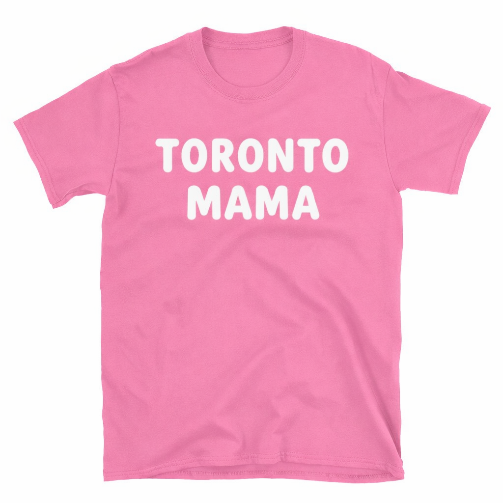 Toronto Mama White Letters Tee