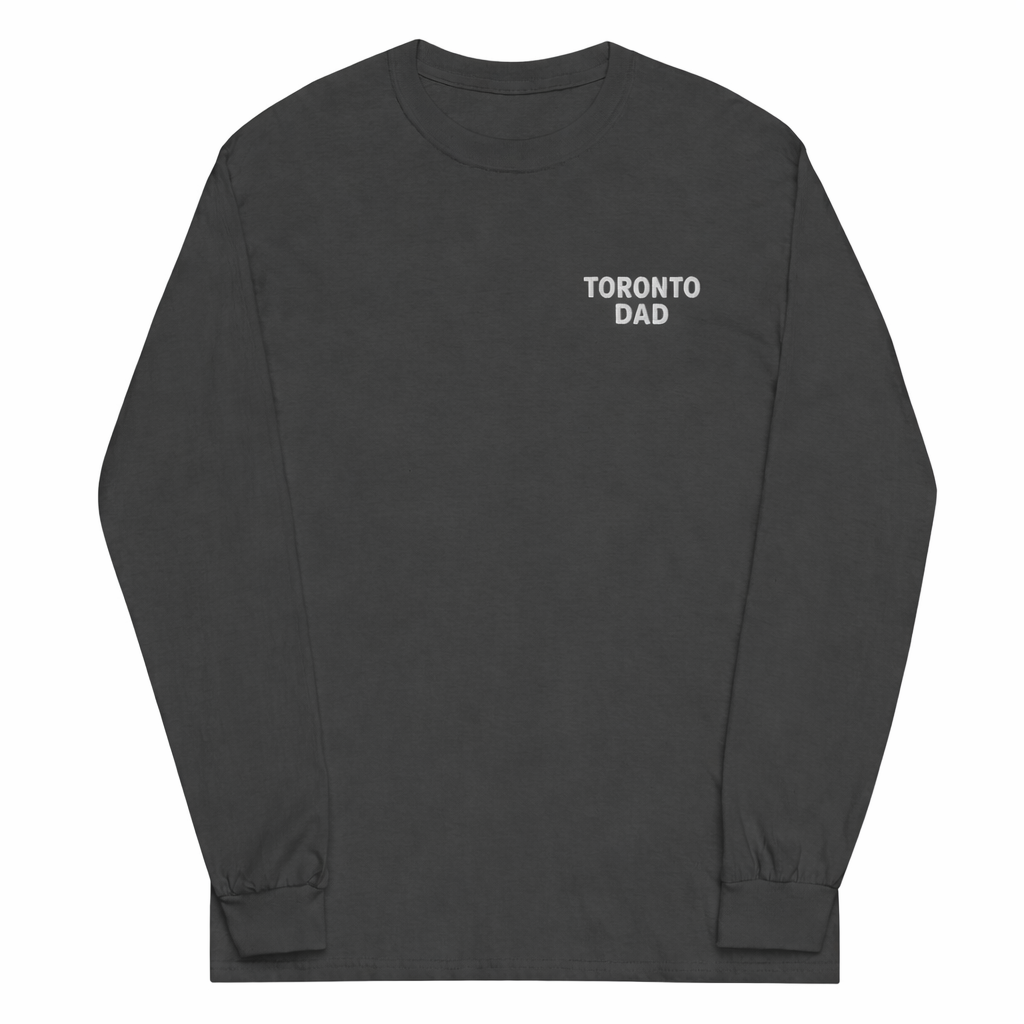 Toronto Dad Left Chest White Letters Long-sleeve