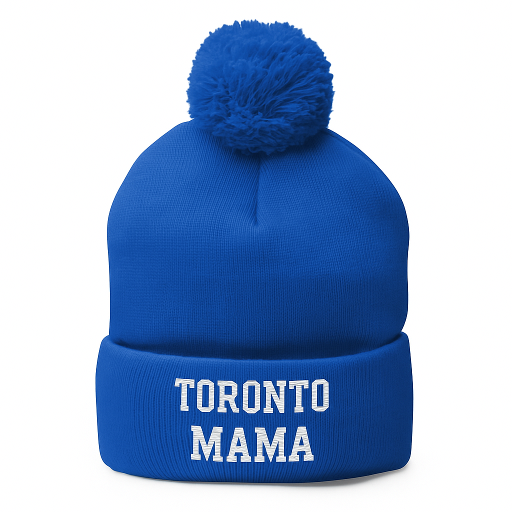 Toronto Mama Collegiate Pom Toque