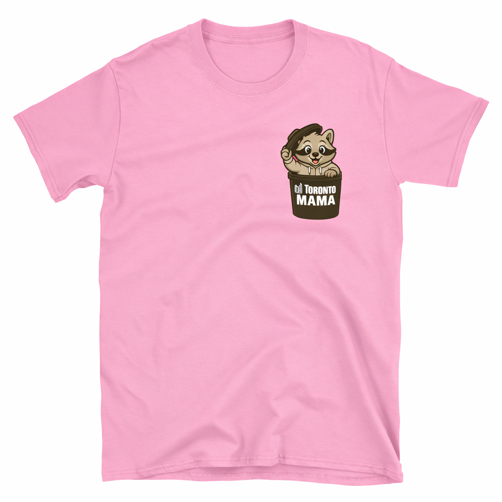 Toronto Mama Garbage Raccoon Left Chest Tee