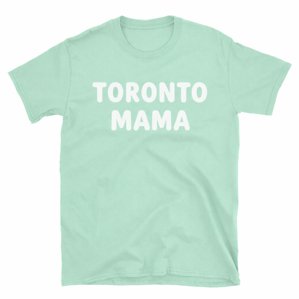 Toronto Mama White Letters Tee