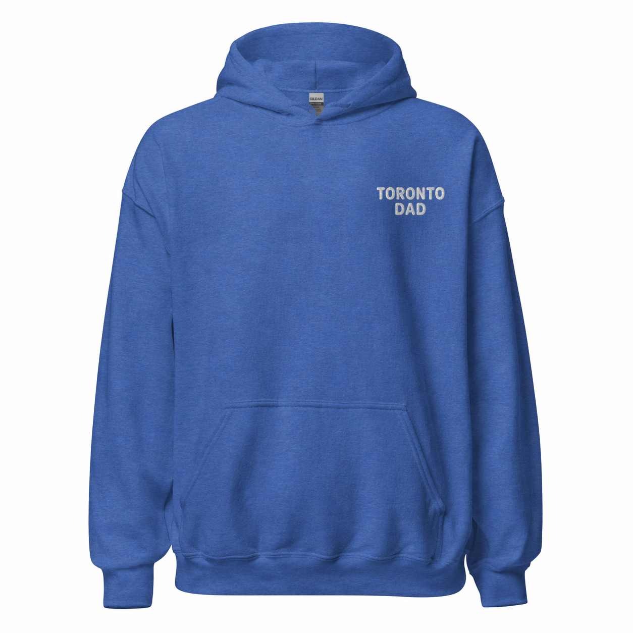Toronto Dad Left Chest White Letters Hoodie