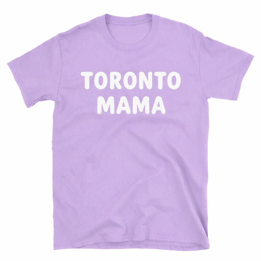 Toronto Mama White Letters Tee