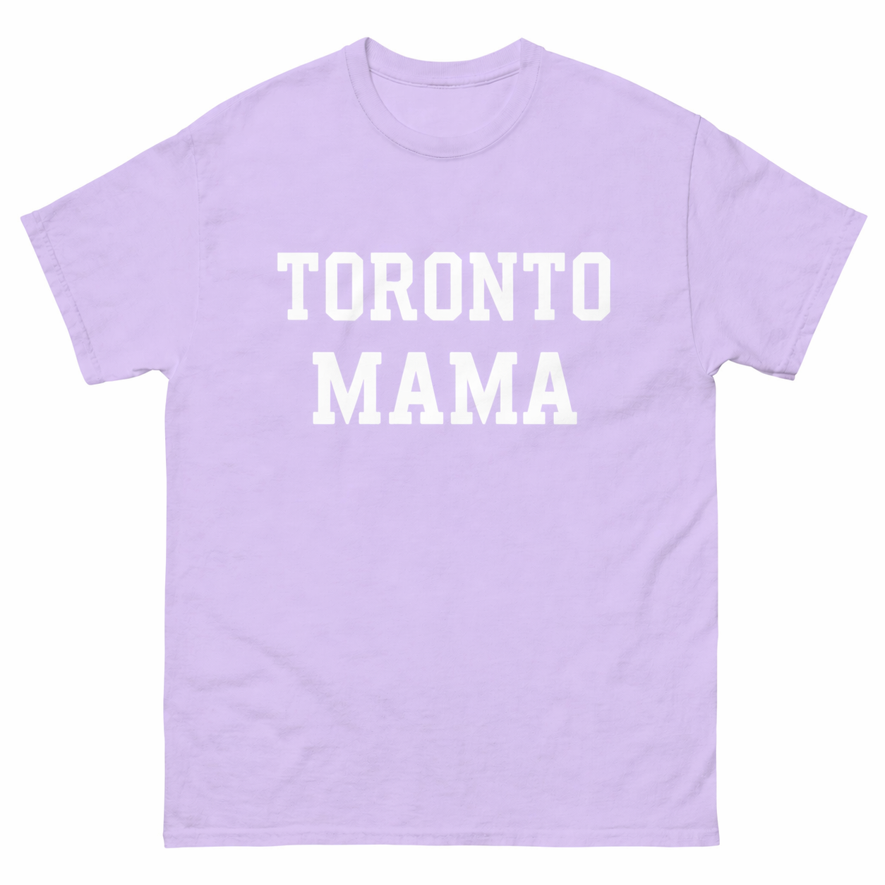 Toronto Mama White Collegiate Letters Tee