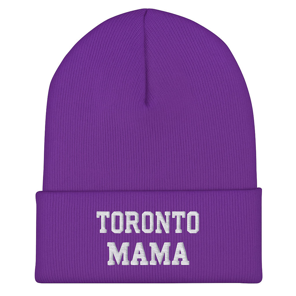Toronto Mama Collegiate Letters Toque