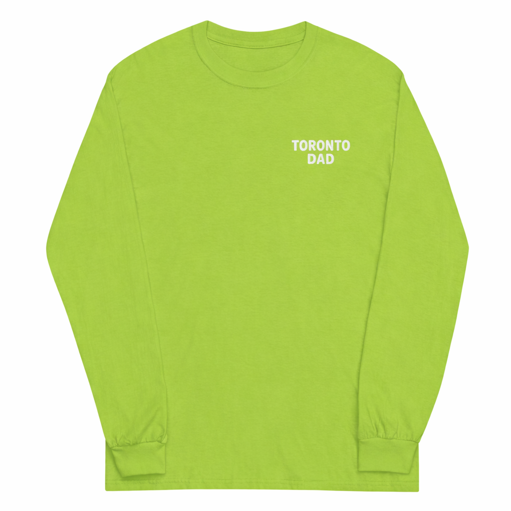 Toronto Dad Left Chest White Letters Long-sleeve