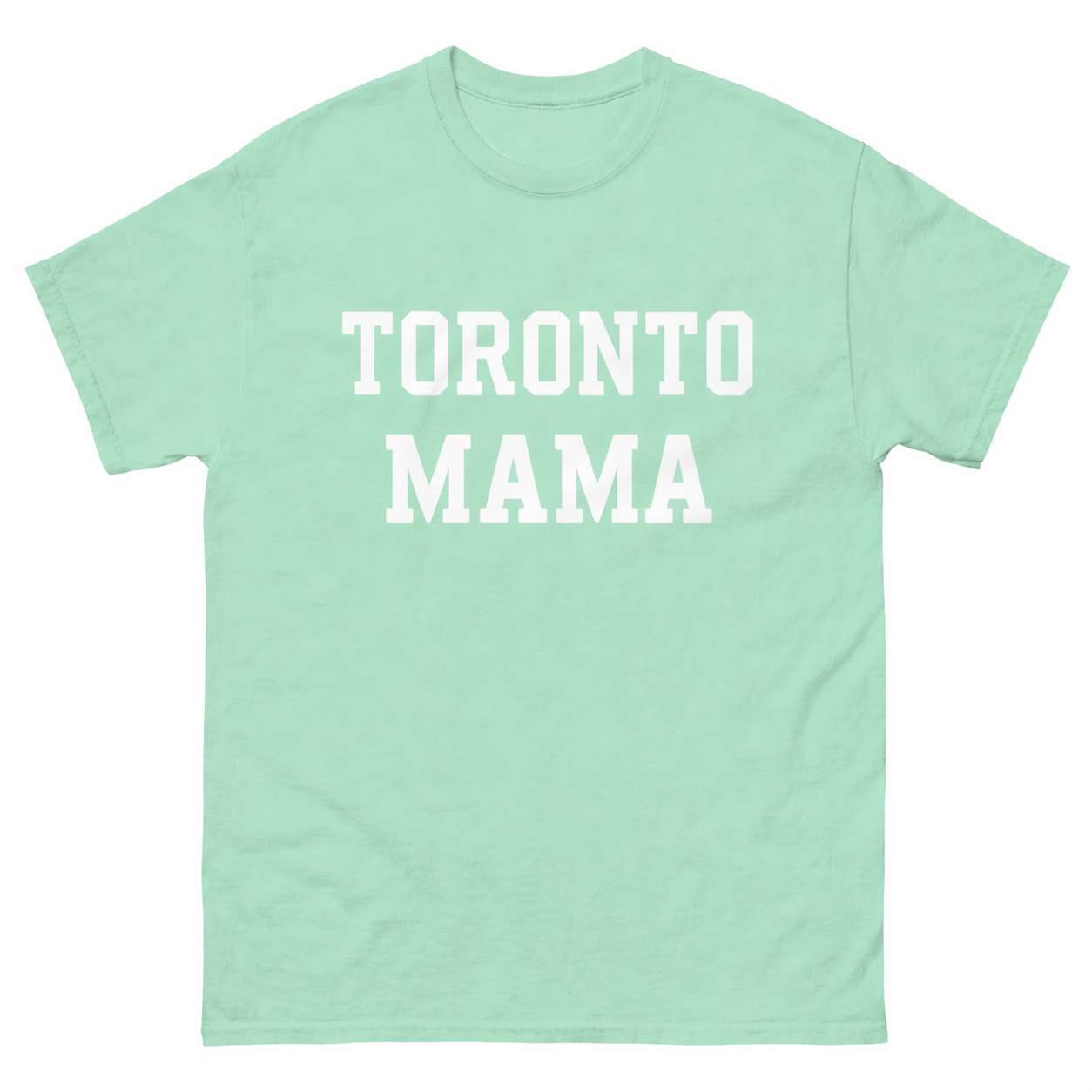 Toronto Mama White Collegiate Letters Tee