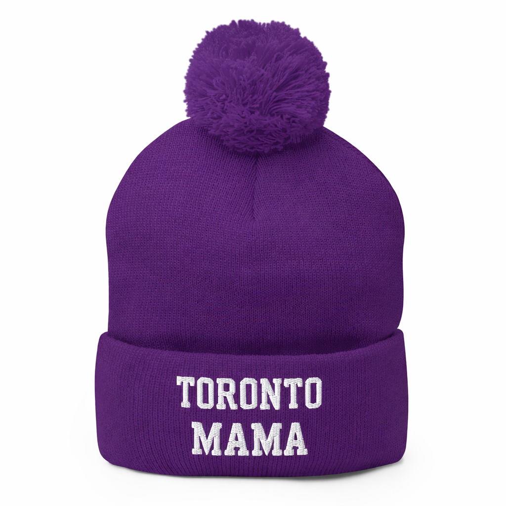 Toronto Mama Collegiate Pom Toque