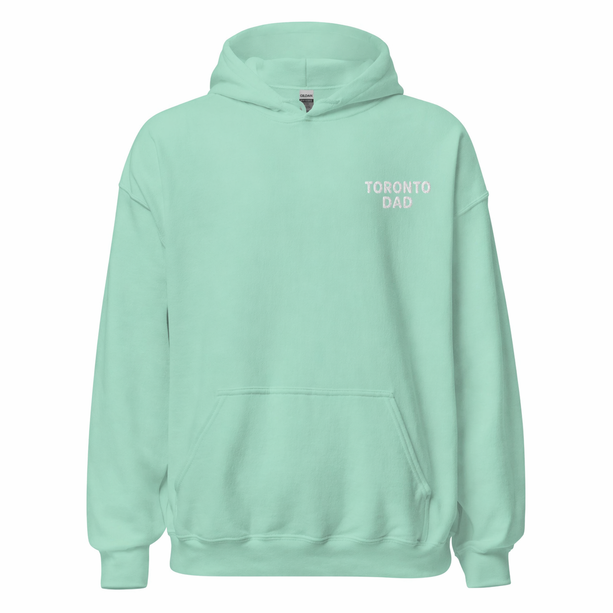 Toronto Dad Left Chest White Letters Hoodie