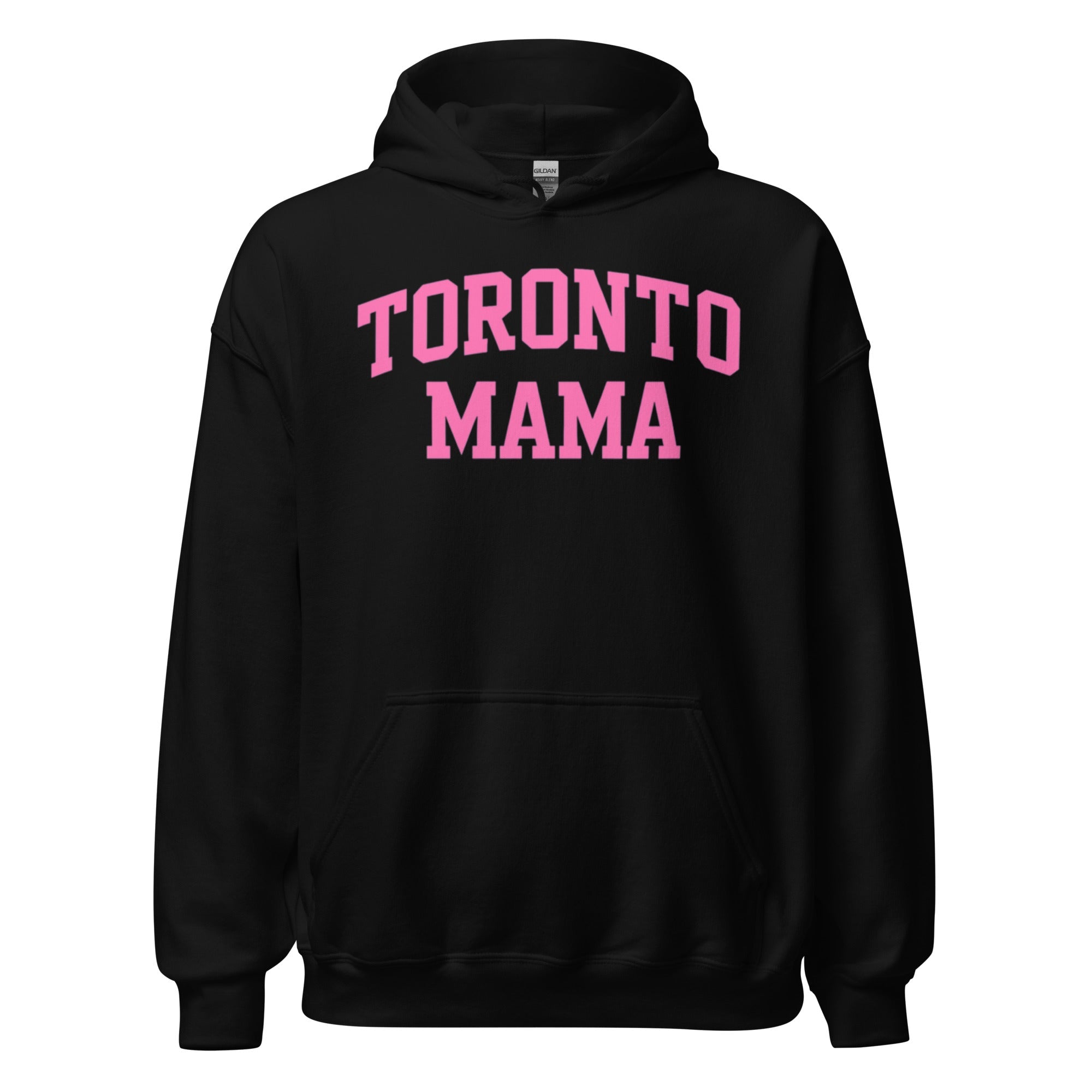 Toronto Mama Pink Curved Collegiate Hoodie