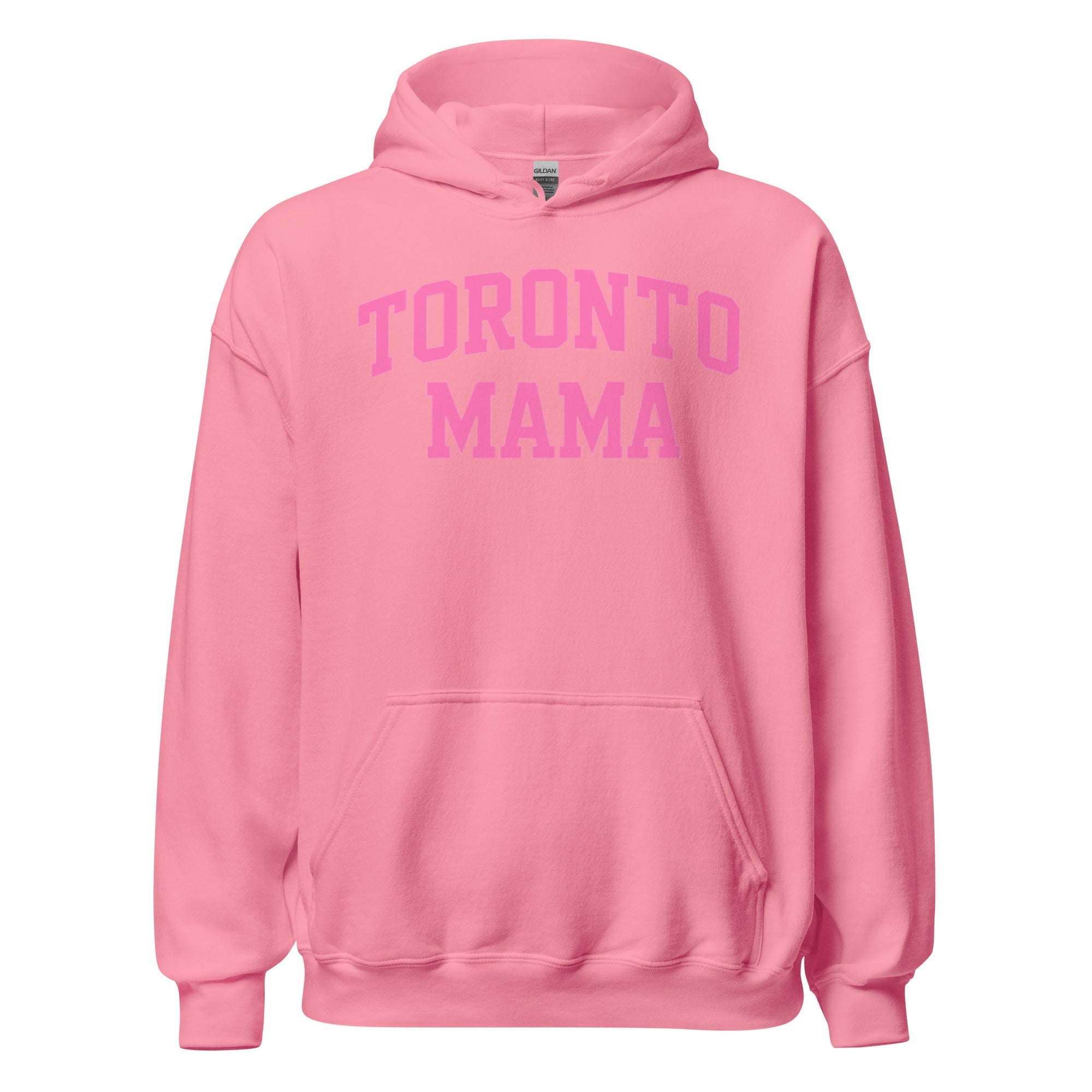 Toronto Mama Pink Curved Collegiate Hoodie