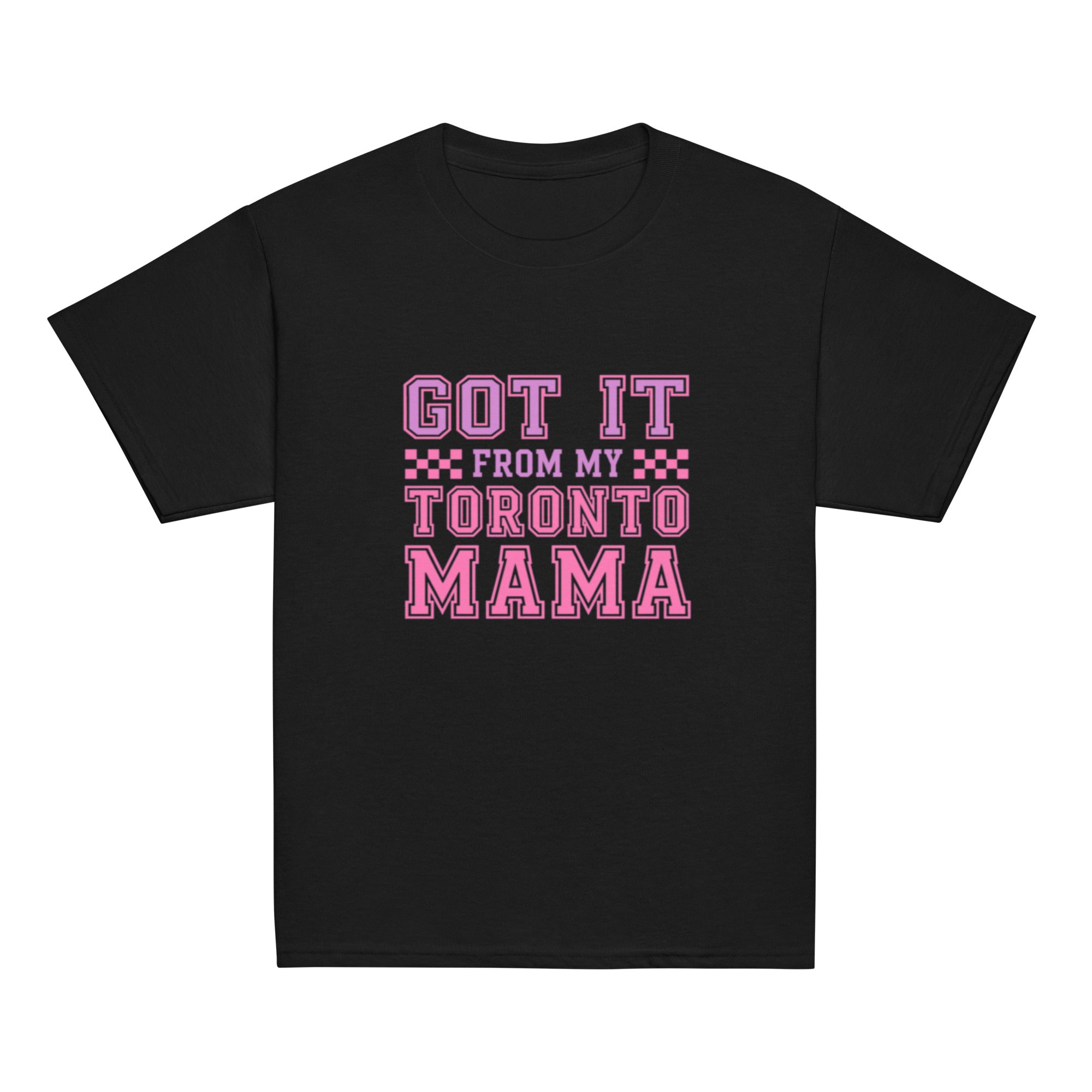 Toronto Mini Got It From My Toronto Mama Pink Tee