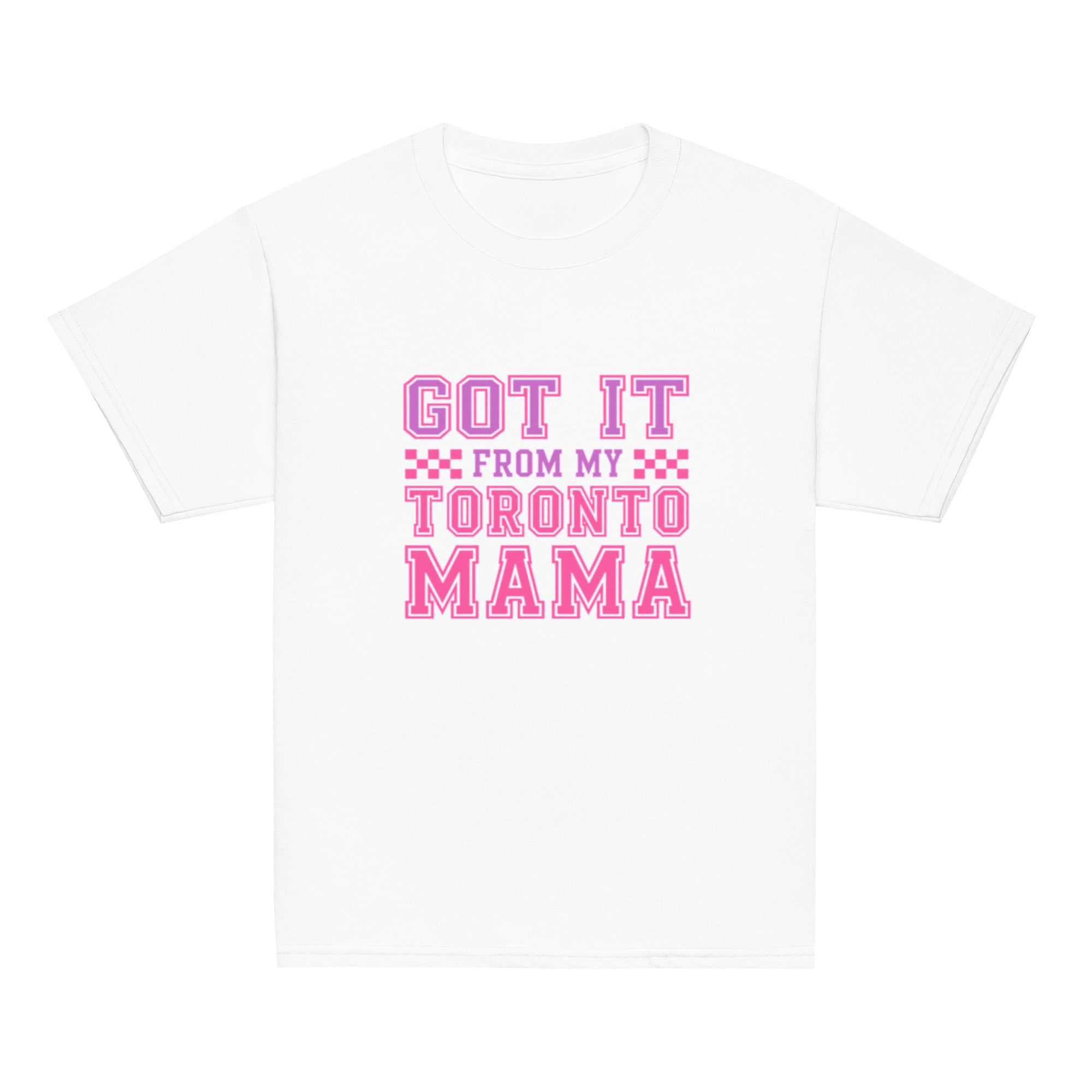 Toronto Mini Got It From My Toronto Mama Pink Tee