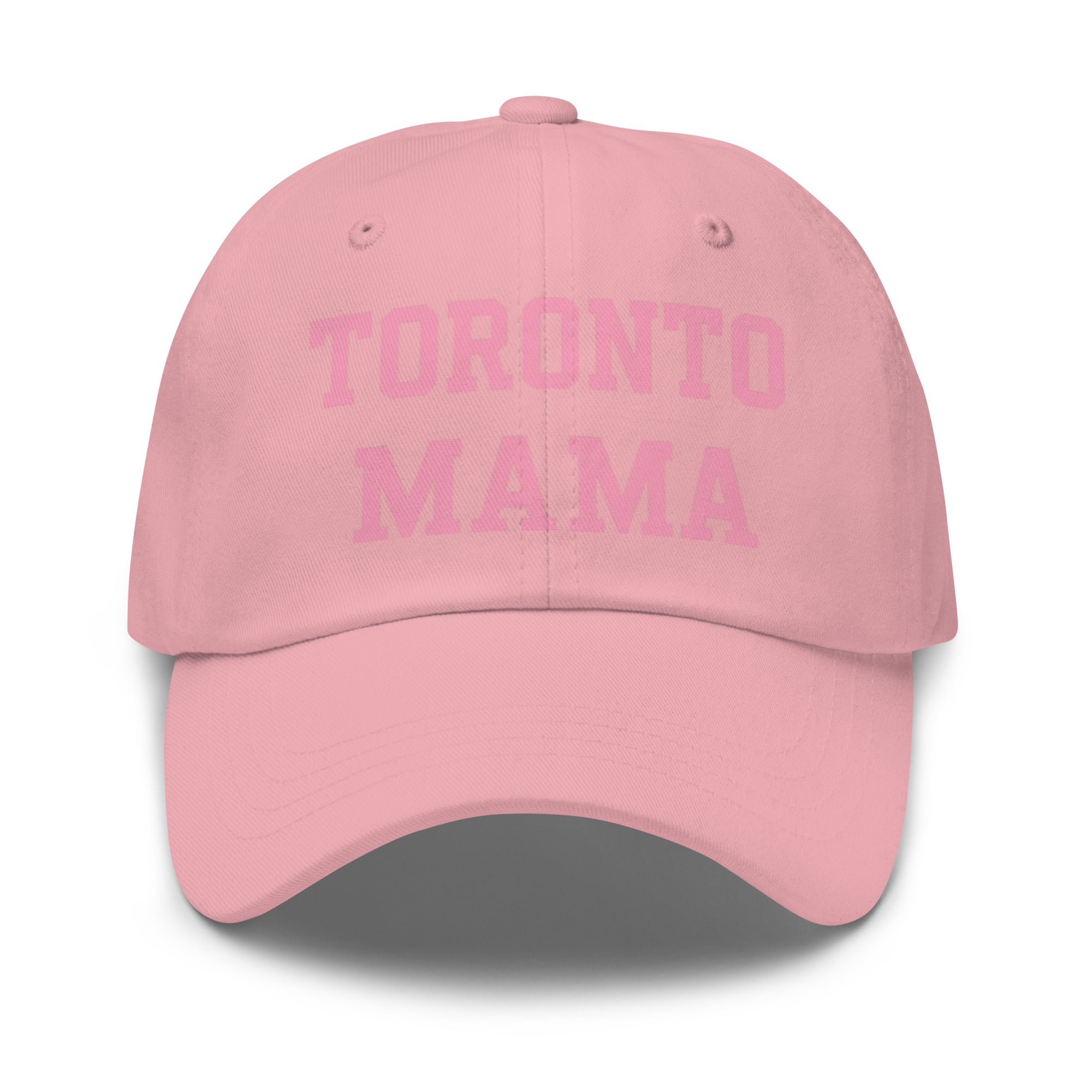 Toronto Mama Pink Collegiate Letters Hat