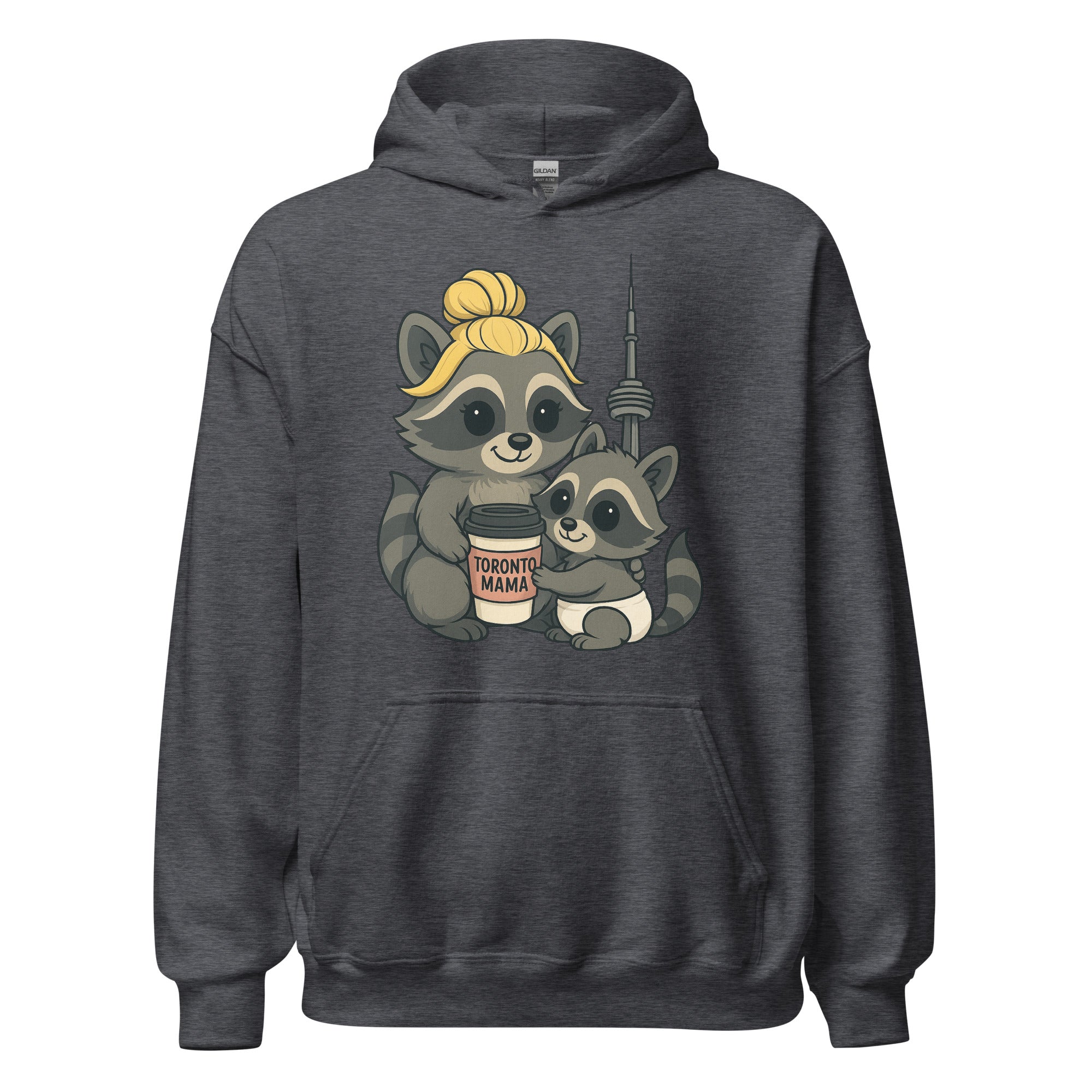 Toronto Mama Blonde Raccoon Coffee CN Hoodie