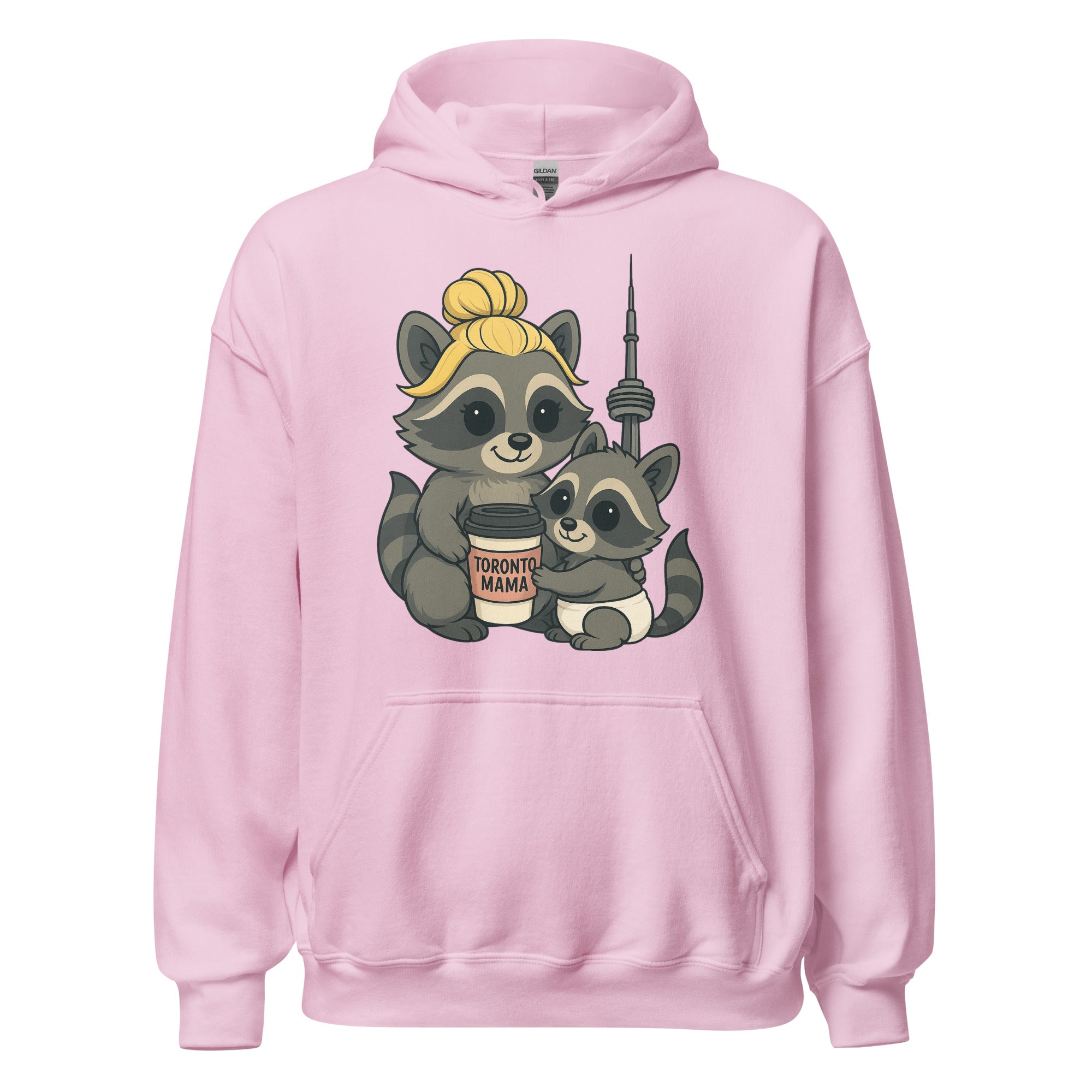 Toronto Mama Blonde Raccoon Coffee CN Hoodie