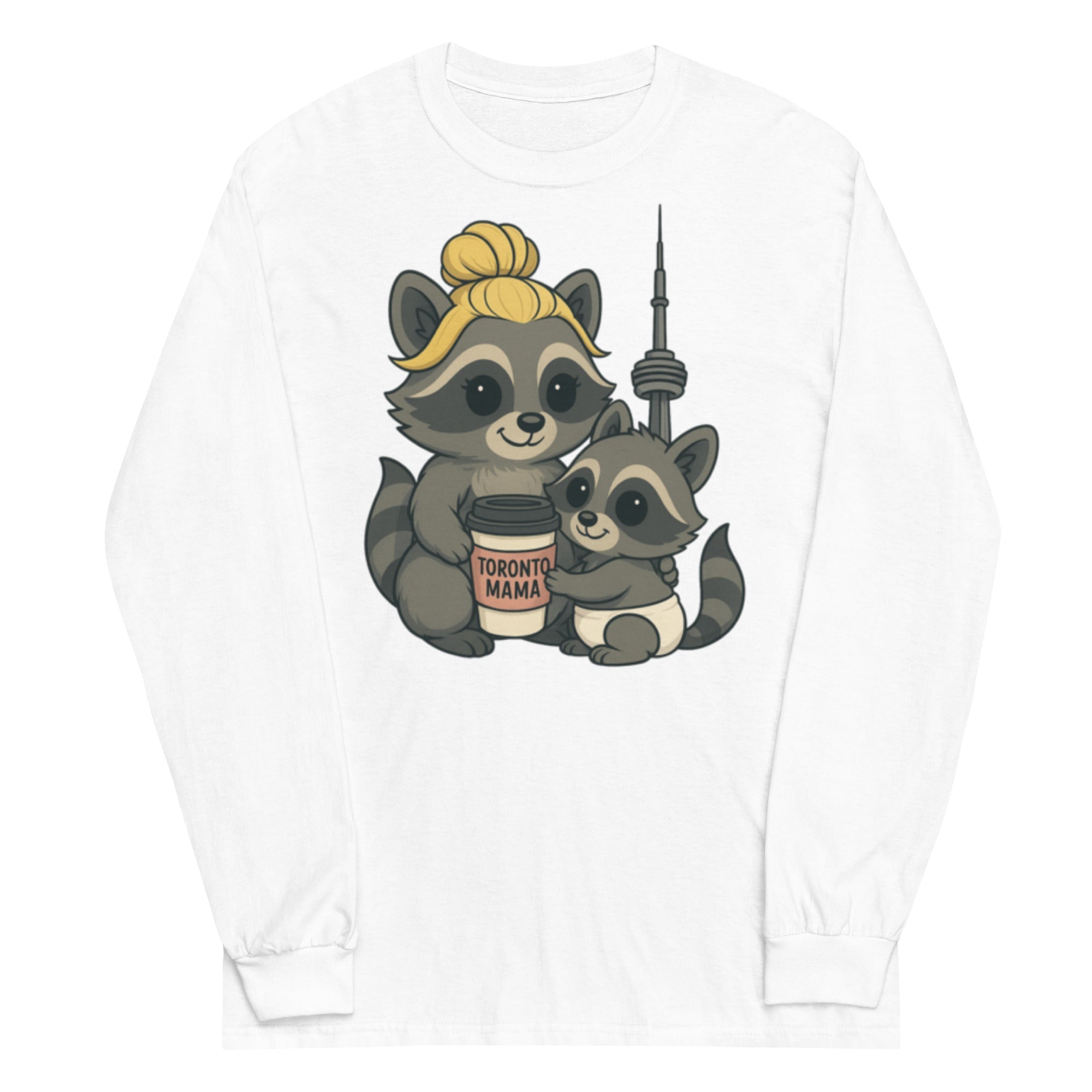 Toronto Mama Blonde Raccoon Coffee CN Long-sleeve