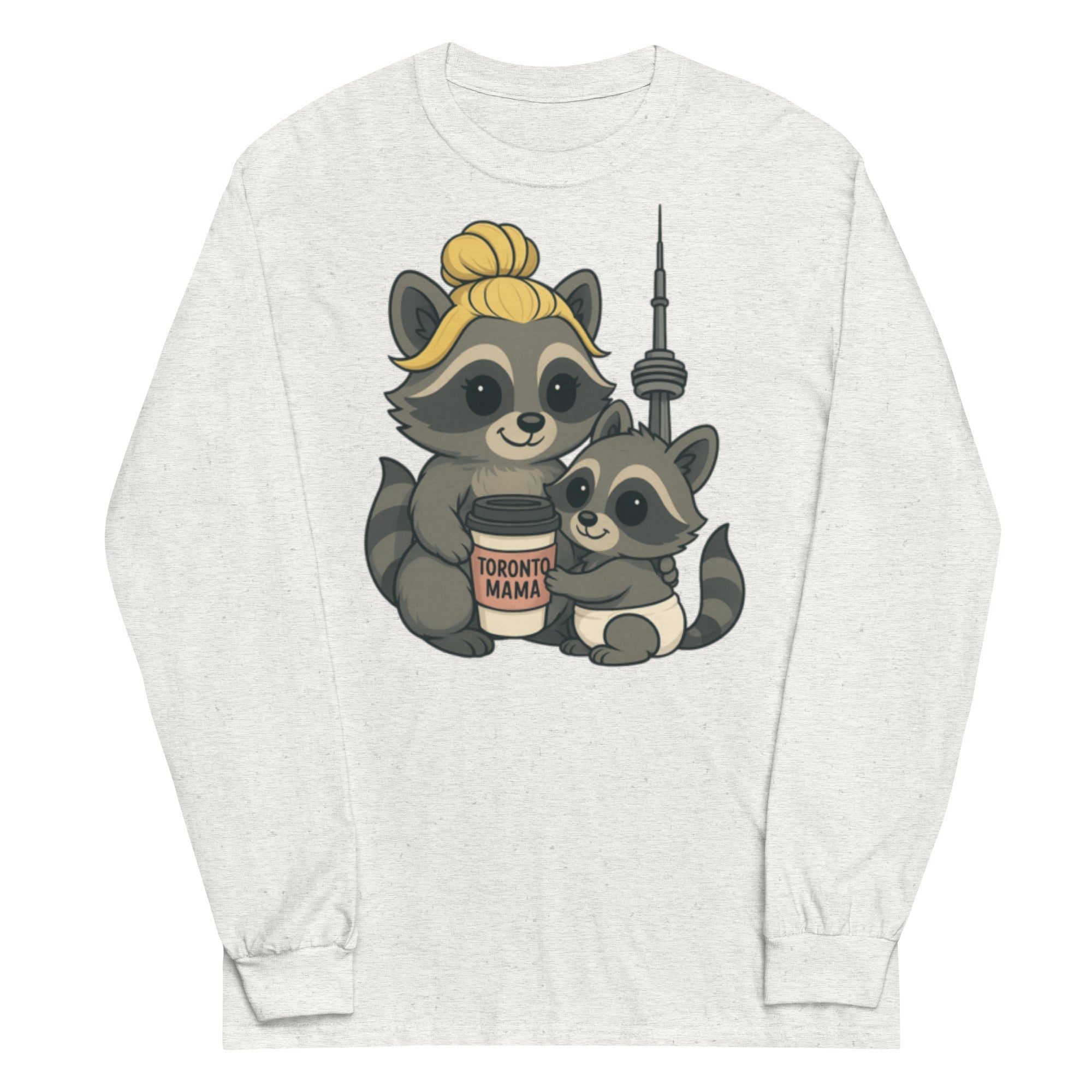 Toronto Mama Blonde Raccoon Coffee CN Long-sleeve