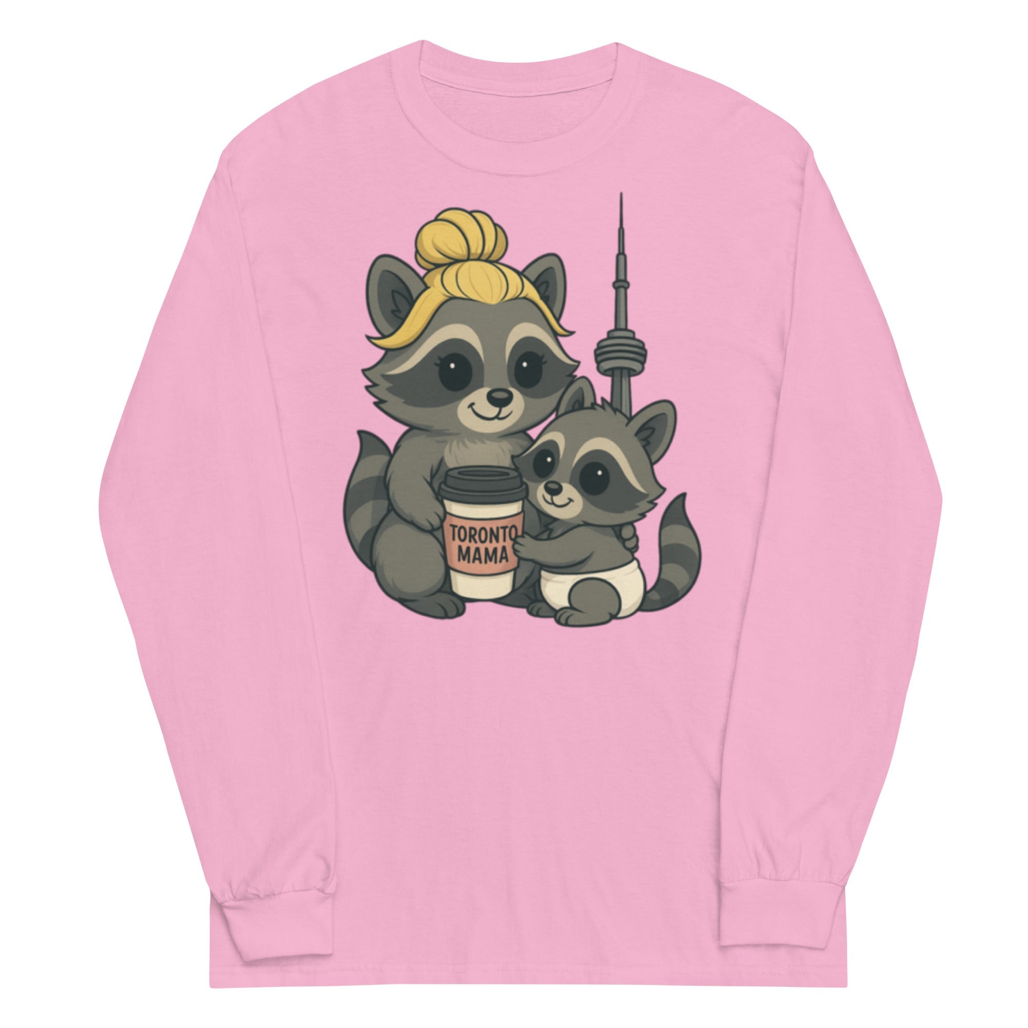 Toronto Mama Blonde Raccoon Coffee CN Long-sleeve