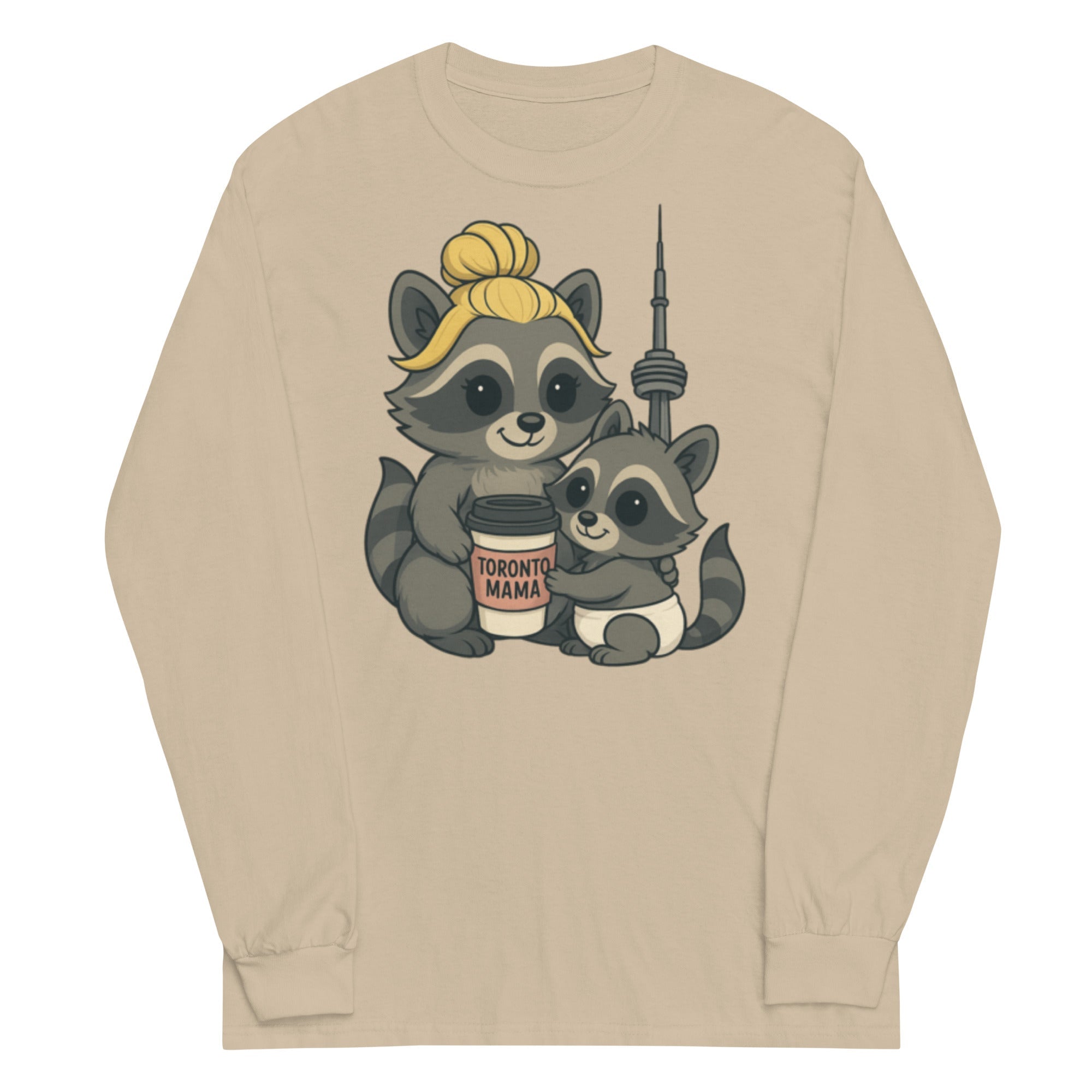 Toronto Mama Blonde Raccoon Coffee CN Long-sleeve