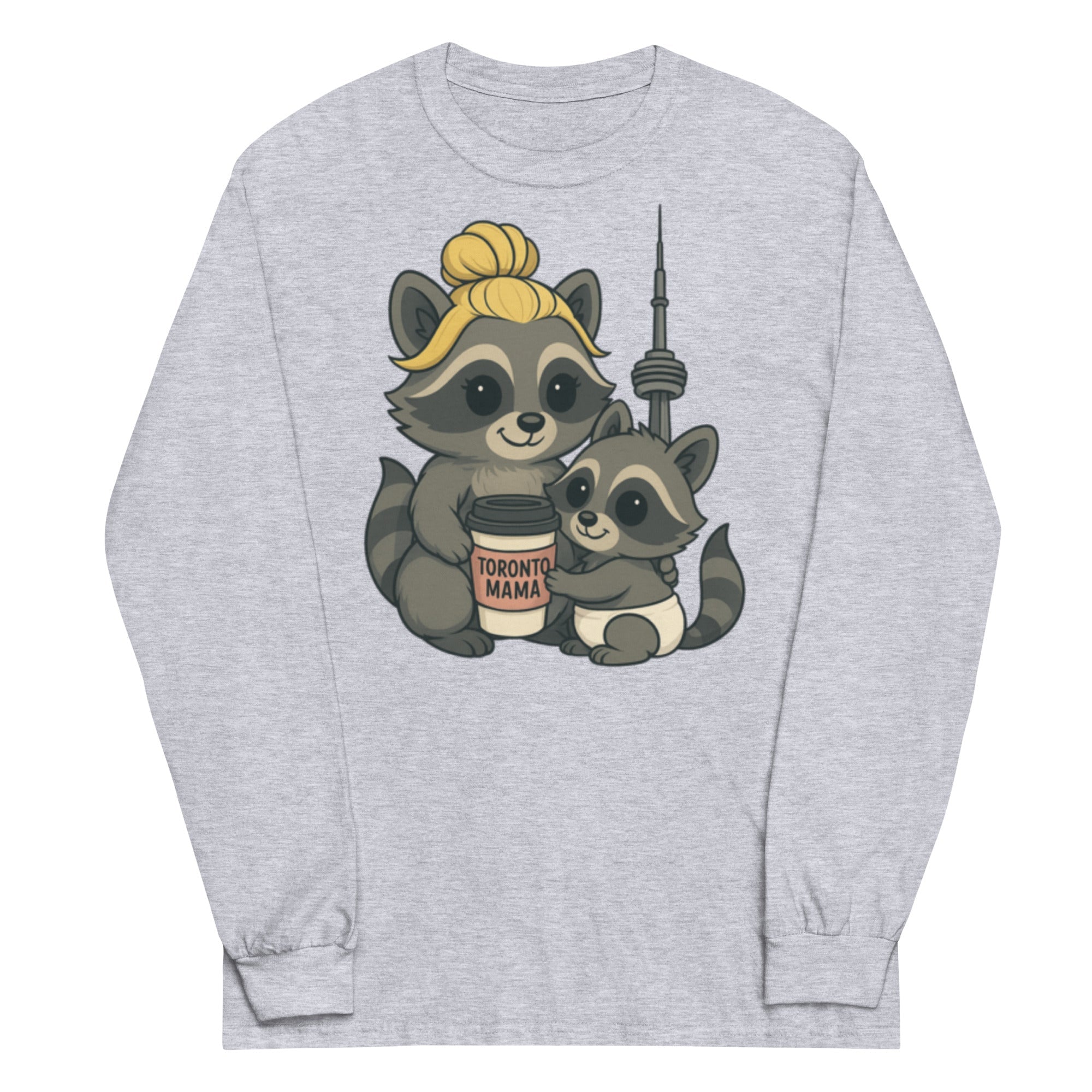 Toronto Mama Blonde Raccoon Coffee CN Long-sleeve