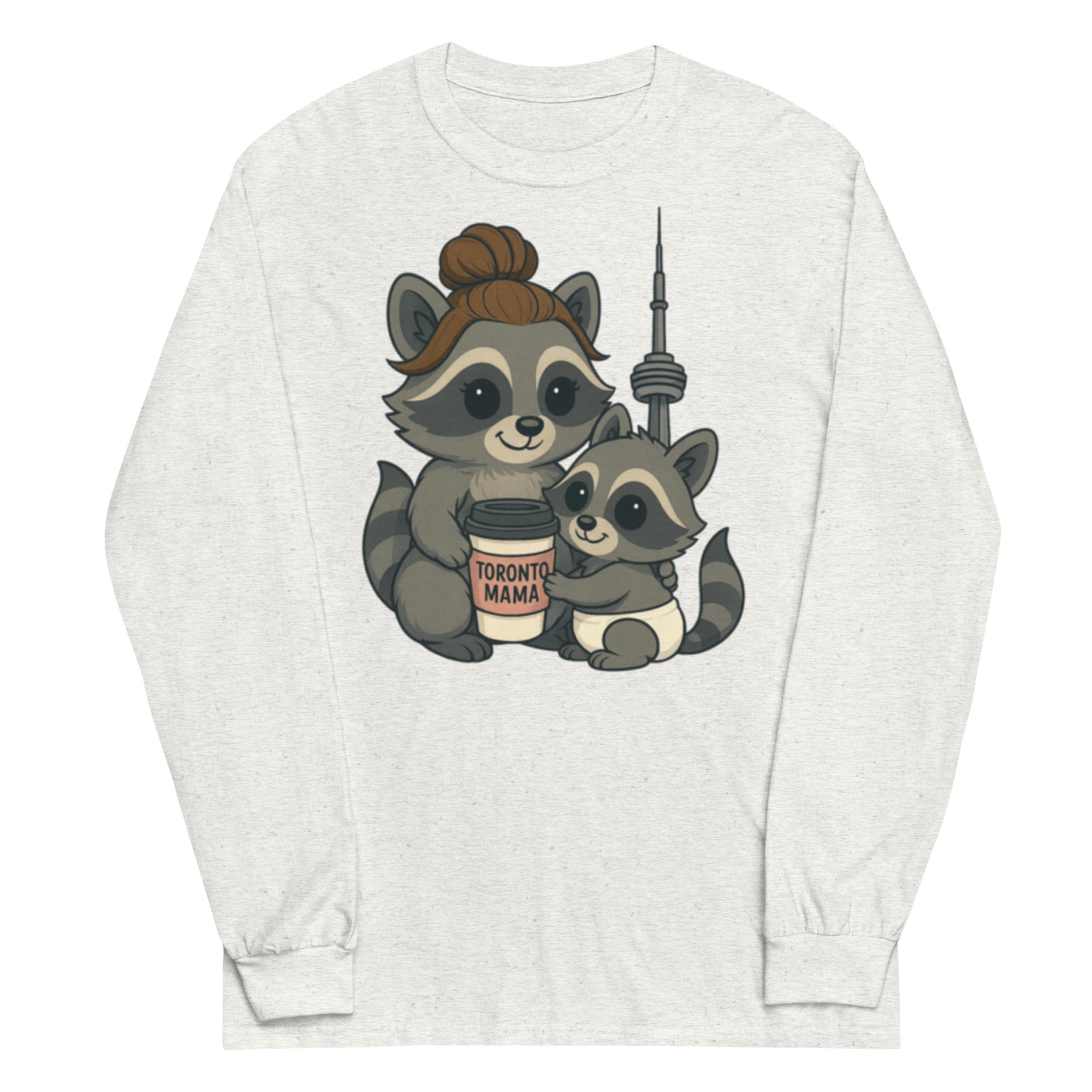 Toronto Mama Brunette Raccoon Coffee CN Long-sleeve