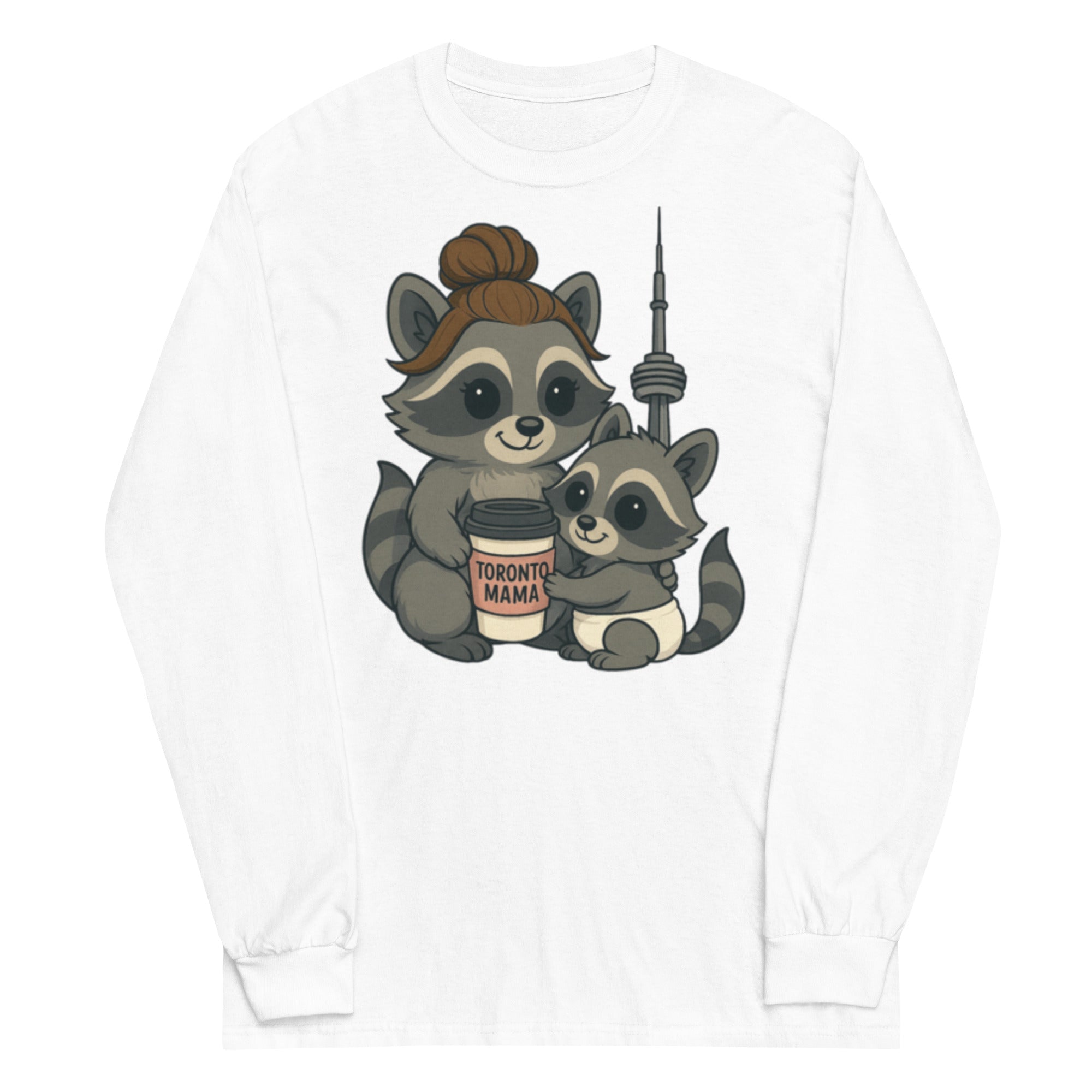 Toronto Mama Brunette Raccoon Coffee CN Long-sleeve