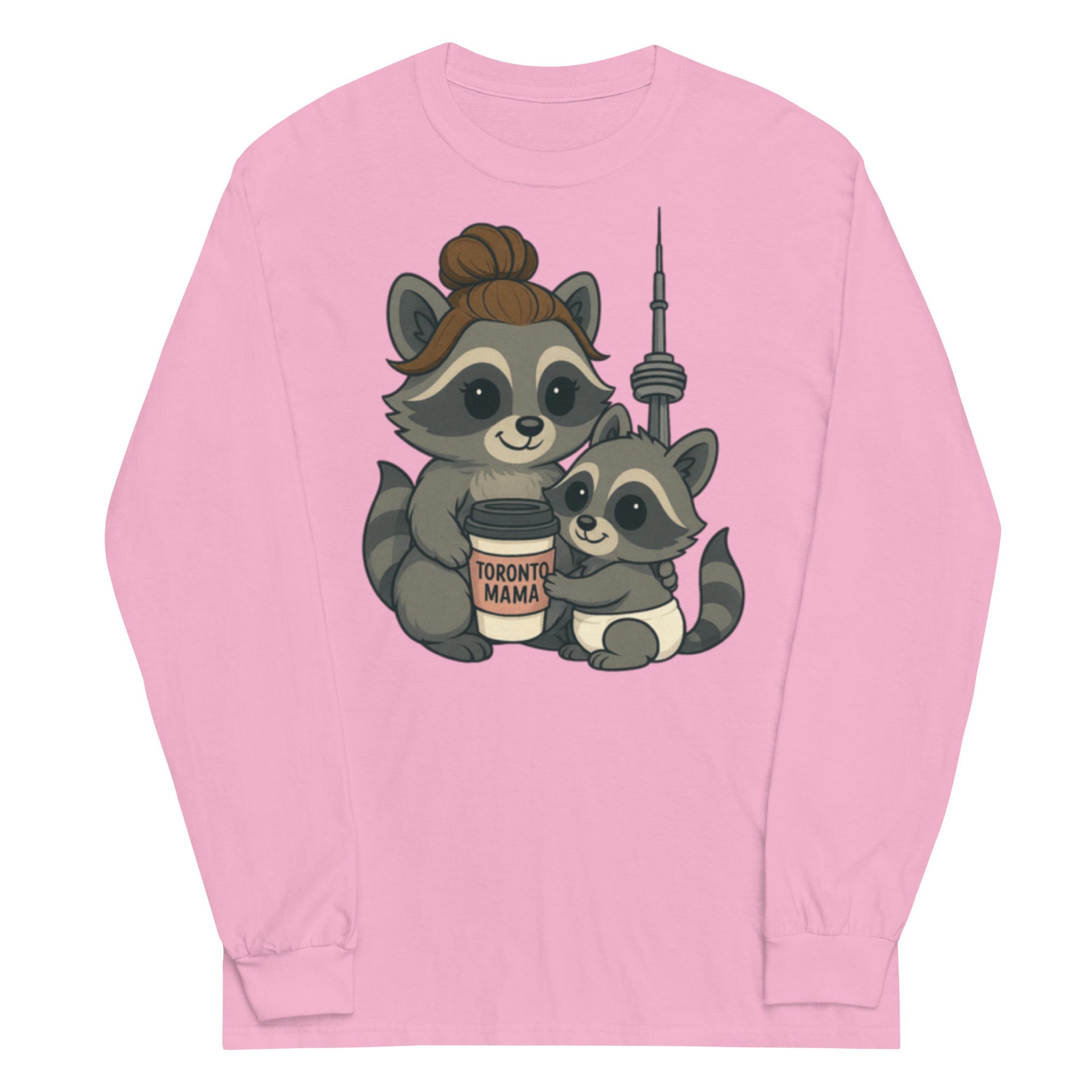 Toronto Mama Brunette Raccoon Coffee CN Long-sleeve