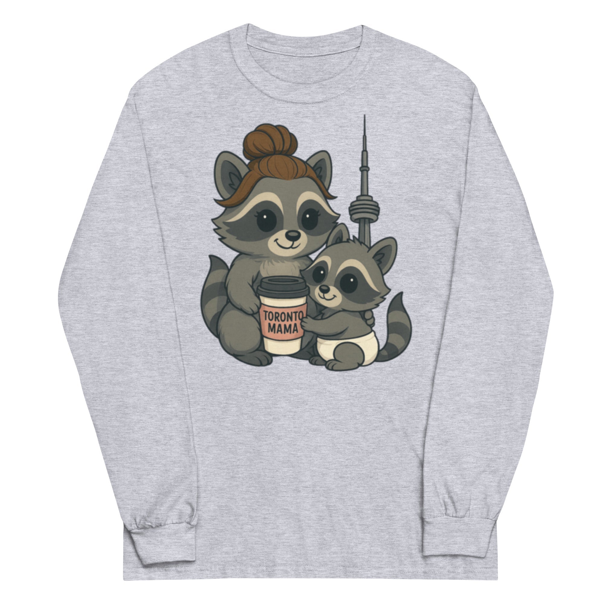 Toronto Mama Brunette Raccoon Coffee CN Long-sleeve