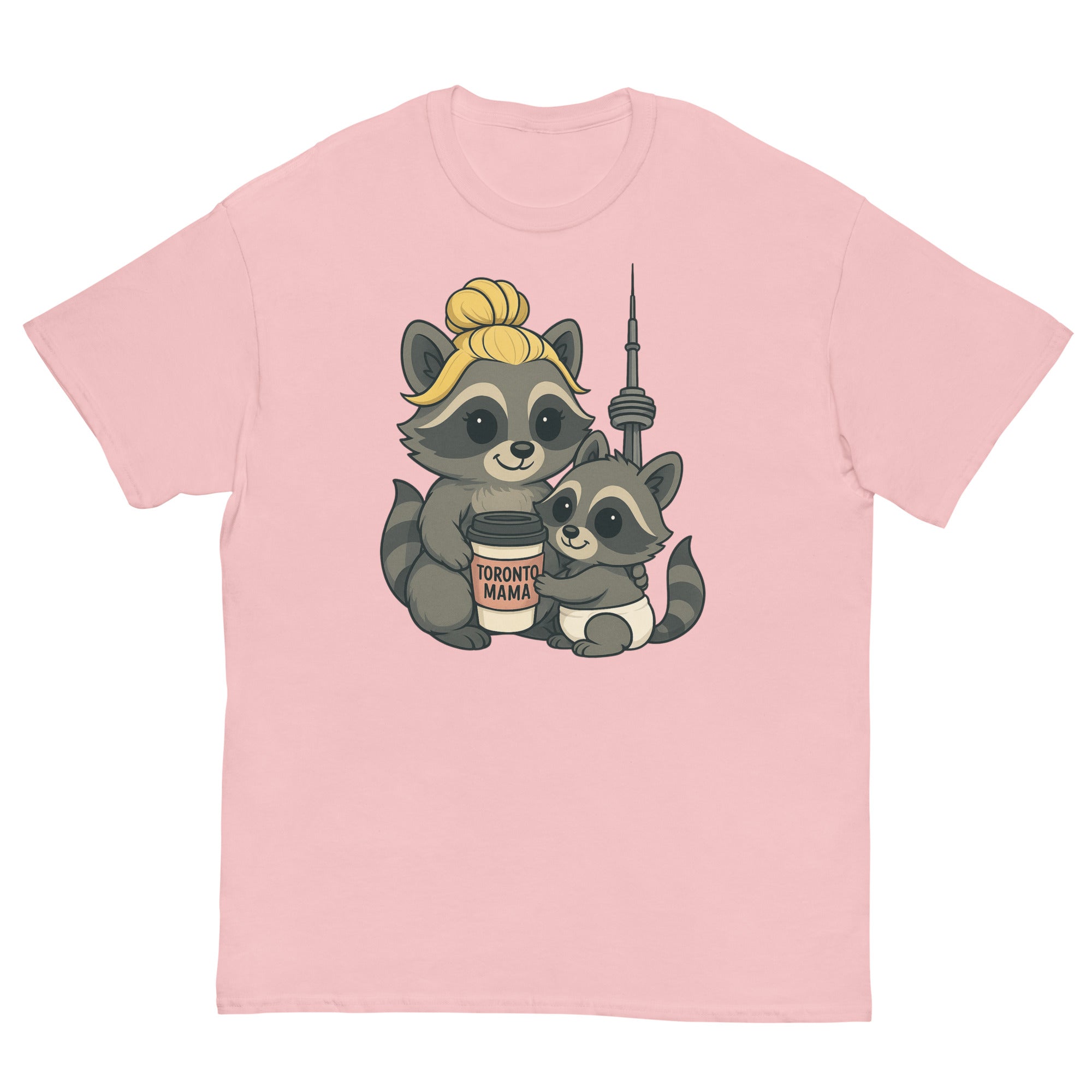 Toronto Mama Blonde Raccoon Coffee CN Tee