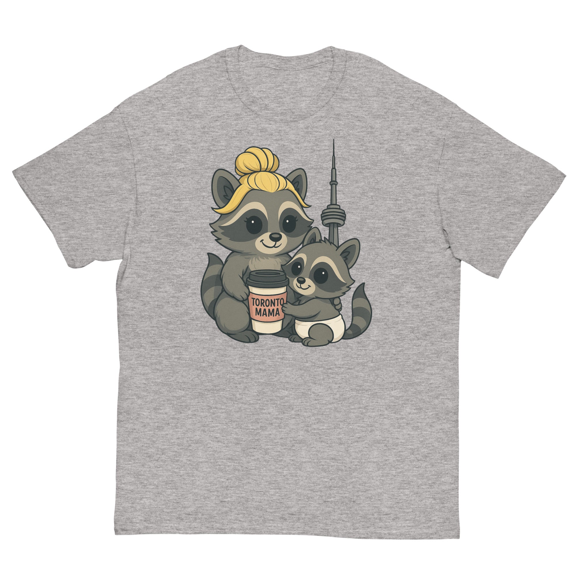 Toronto Mama Blonde Raccoon Coffee CN Tee