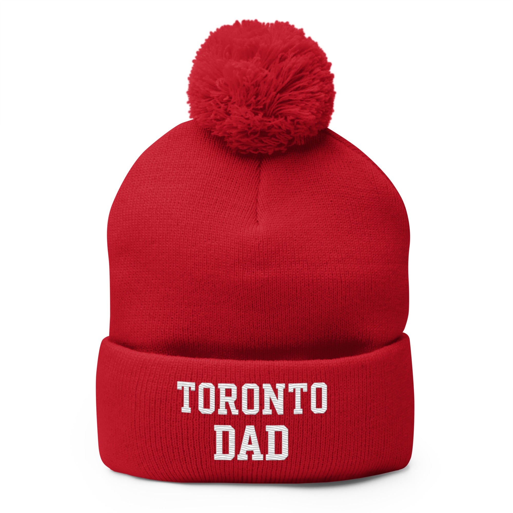 Toronto Dad Collegiate Letters Pom Toque