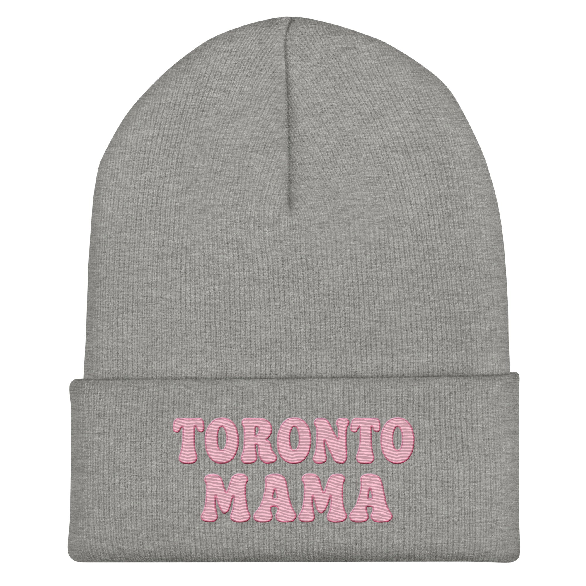 Toronto Mama Fun Pink Letters Toque