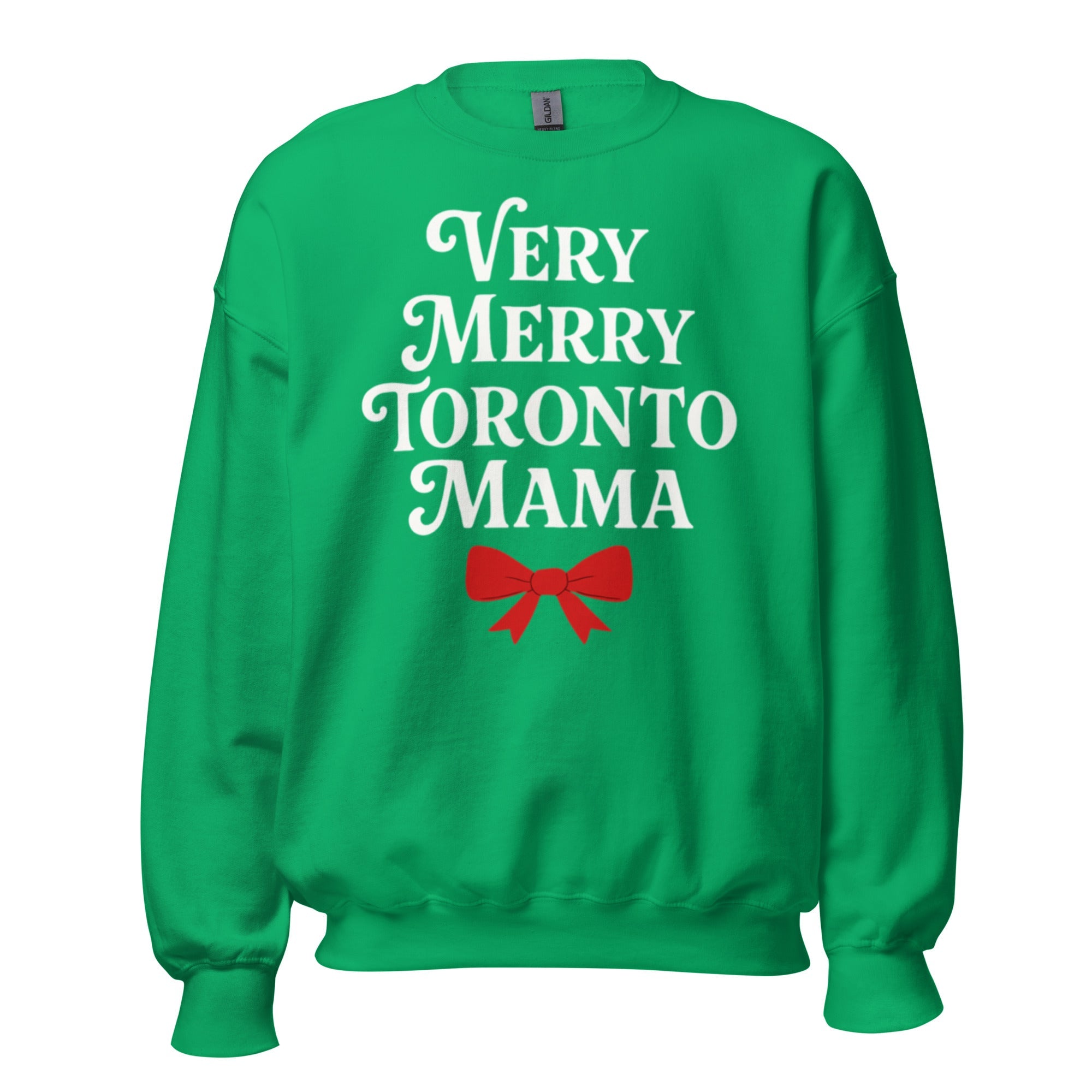 Toronto Mama Very Merry Bow Sweatshirt