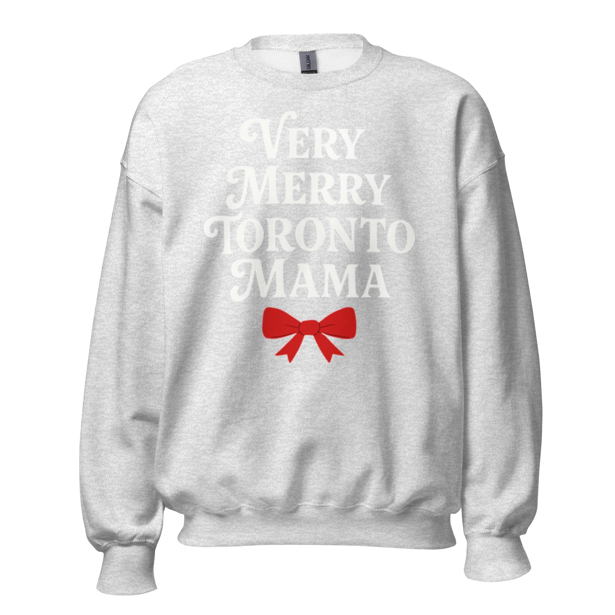 Toronto Mama Very Merry Bow Sweatshirt