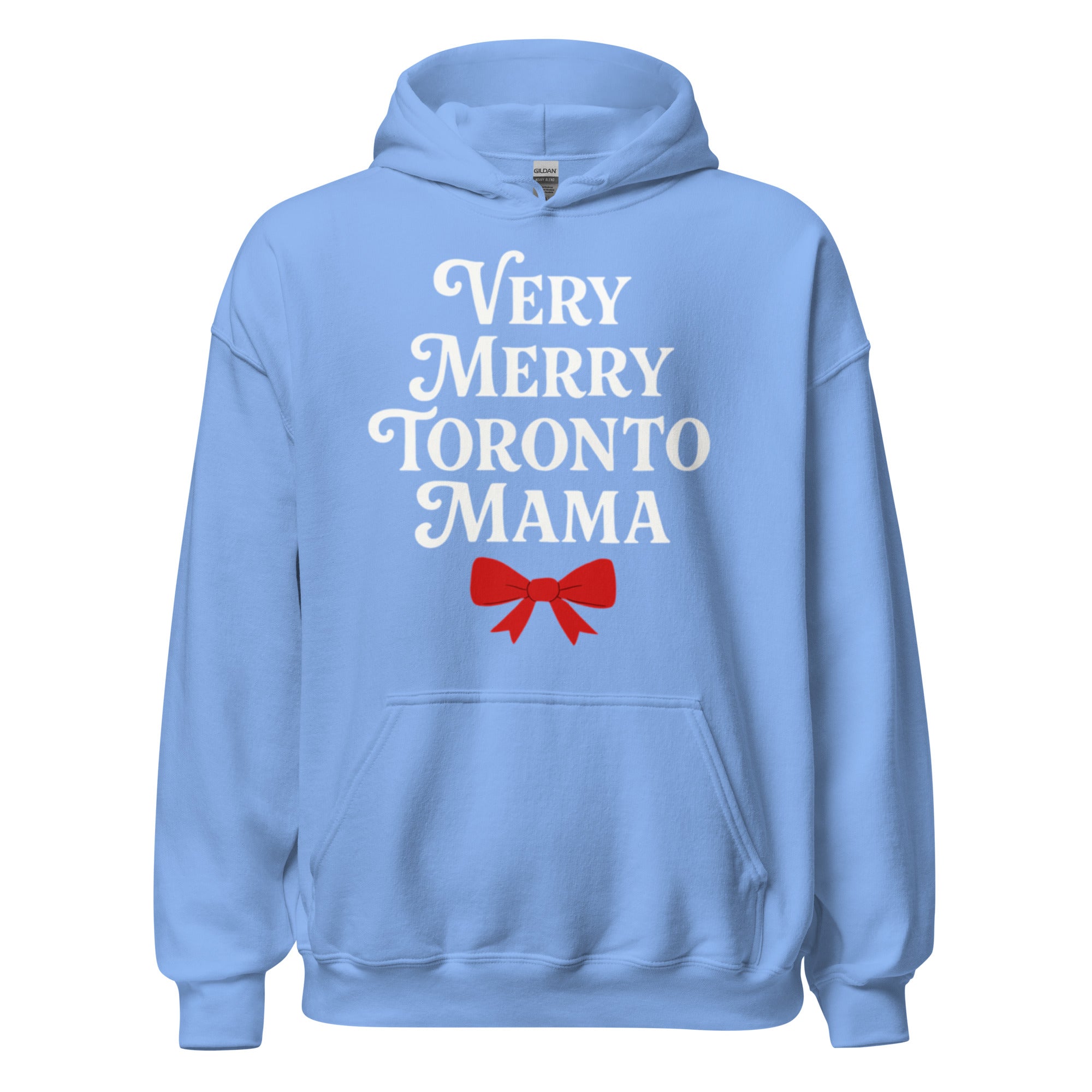 Toronto Mama Very Merry Bow Hoodie