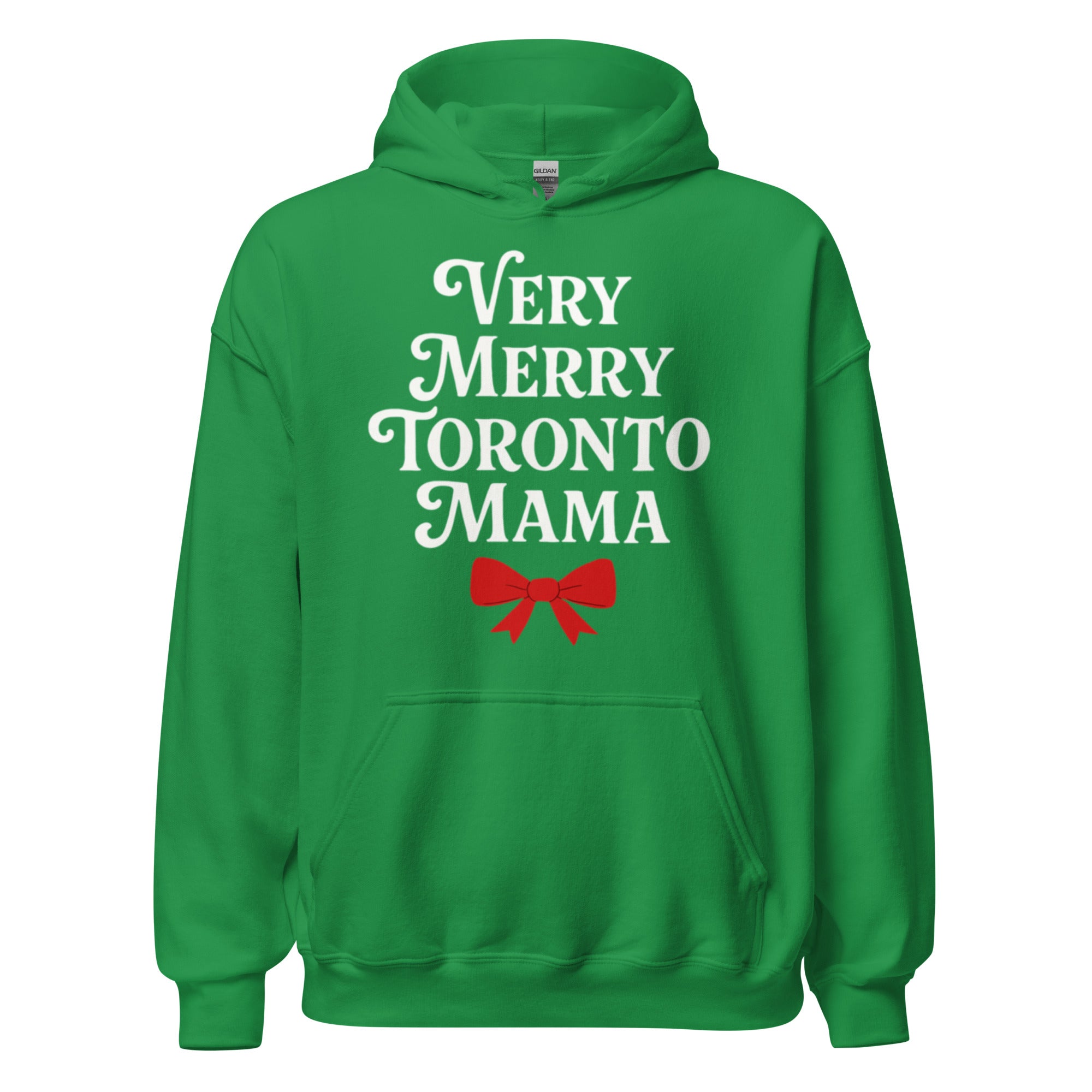 Toronto Mama Very Merry Bow Hoodie