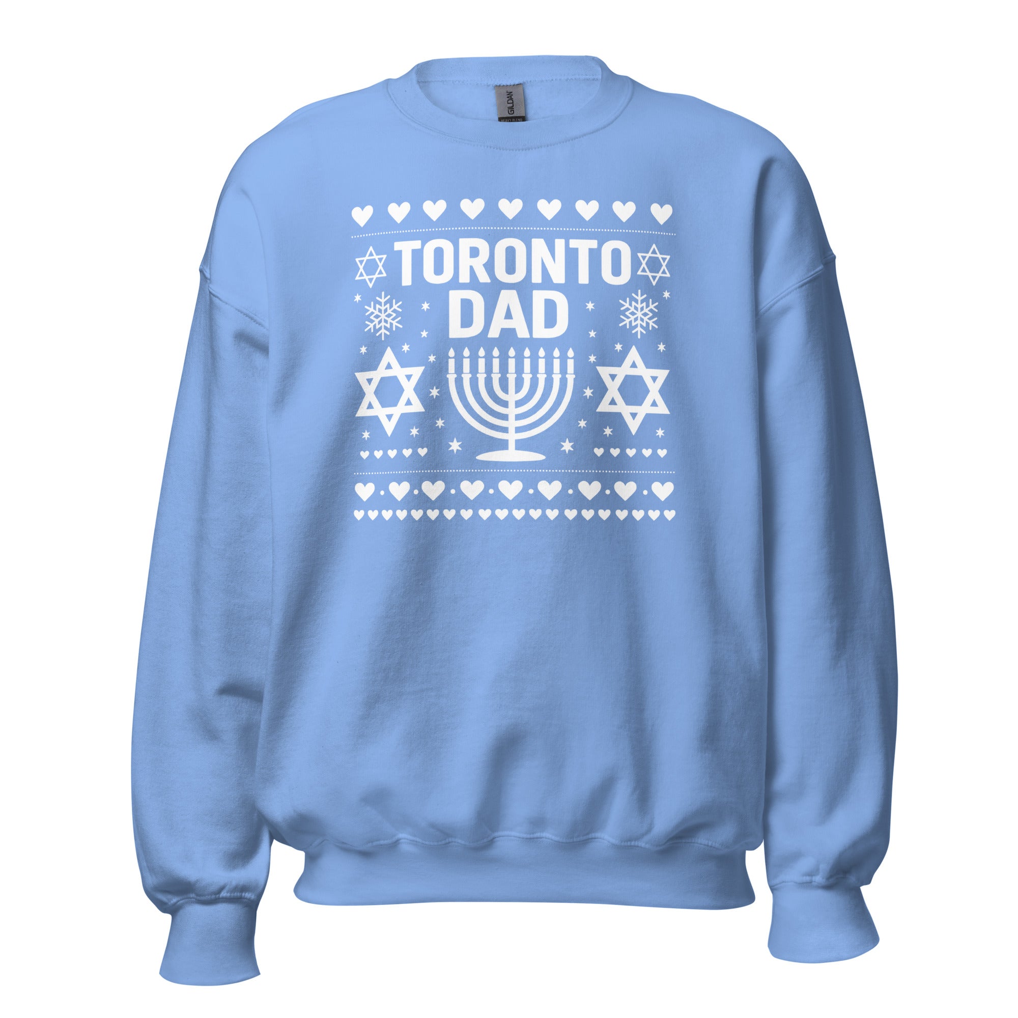 Toronto Dad Festive Menorah Sweatshirt