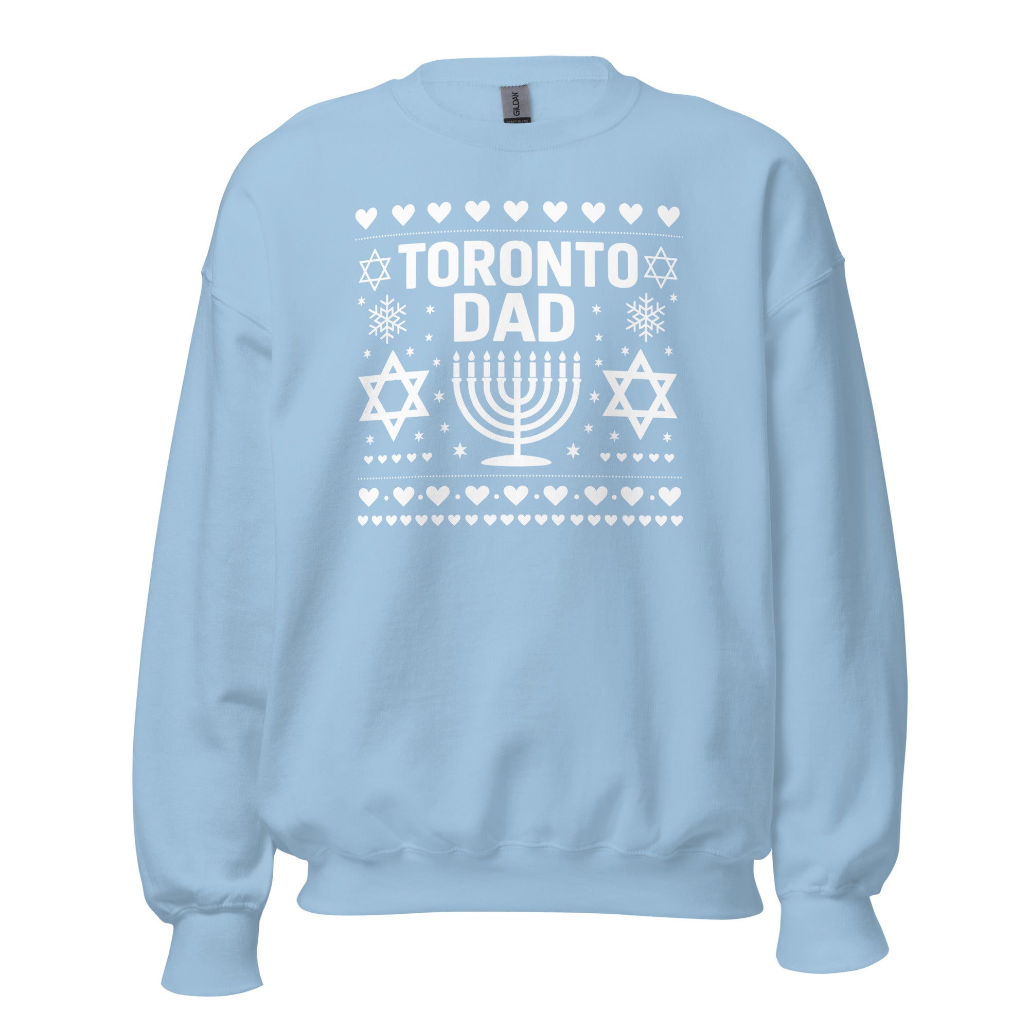 Toronto Dad Festive Menorah Sweatshirt
