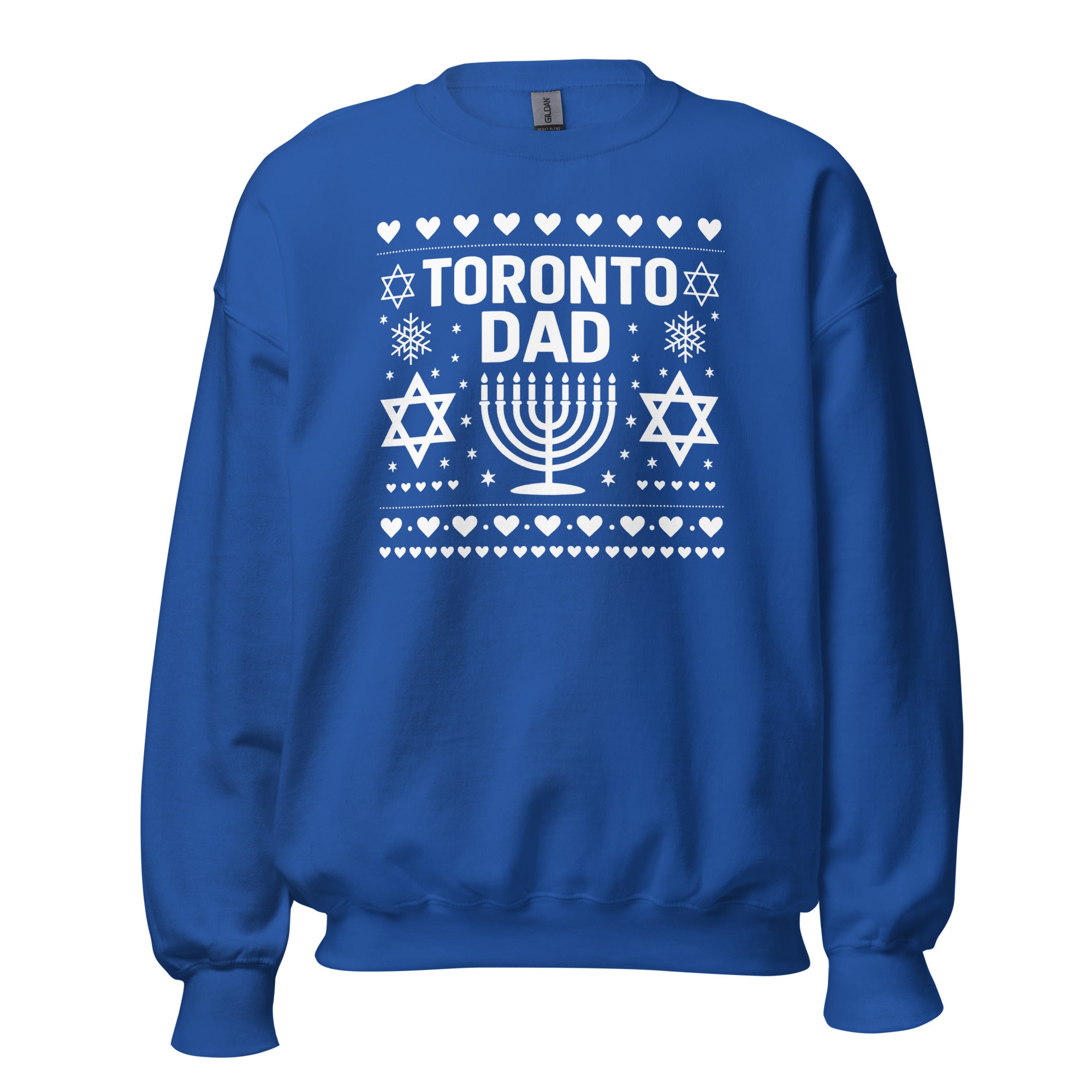 Toronto Dad Festive Menorah Sweatshirt
