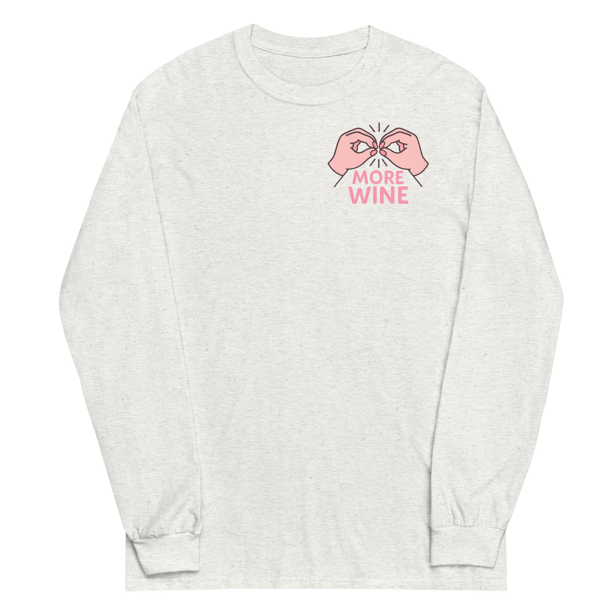 Toronto Mama More Wine Left Chest Long-sleeve