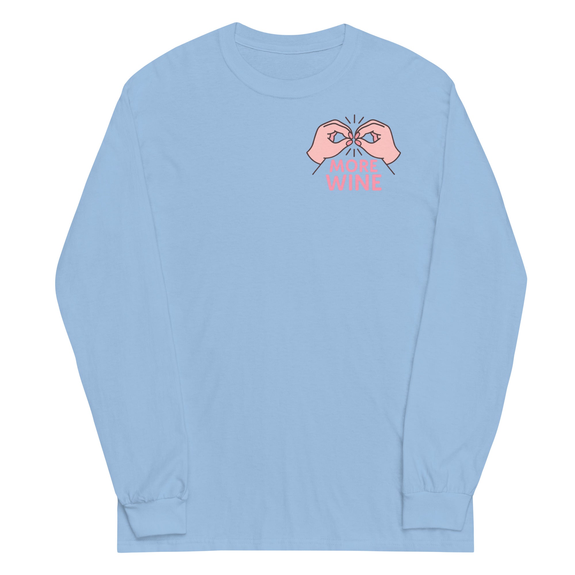 Toronto Mama More Wine Left Chest Long-sleeve