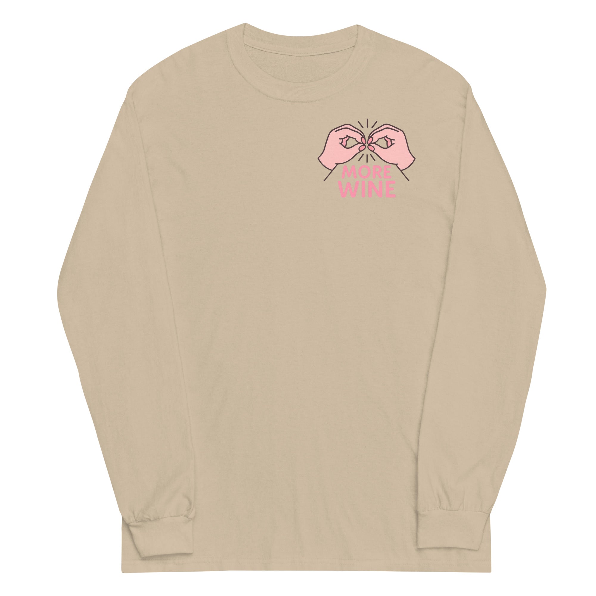 Toronto Mama More Wine Left Chest Long-sleeve
