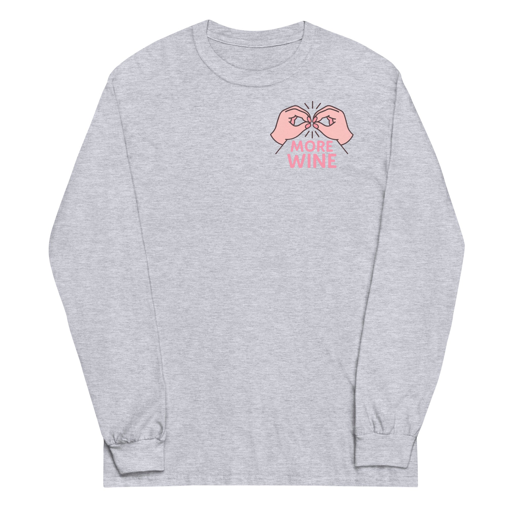Toronto Mama More Wine Left Chest Long-sleeve