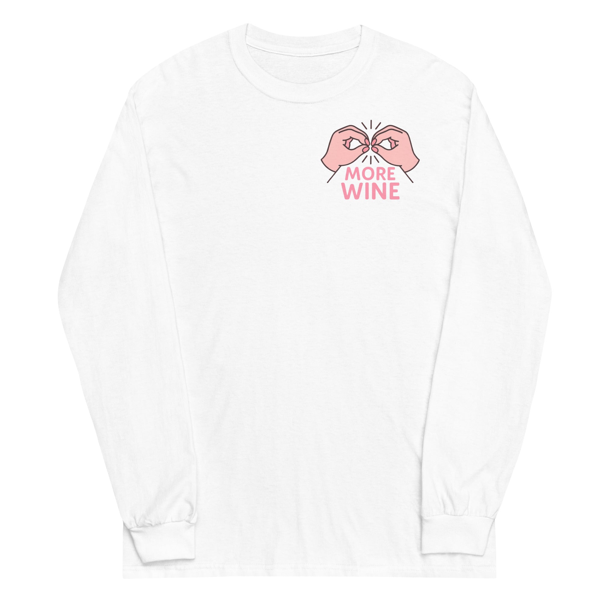 Toronto Mama More Wine Left Chest Long-sleeve