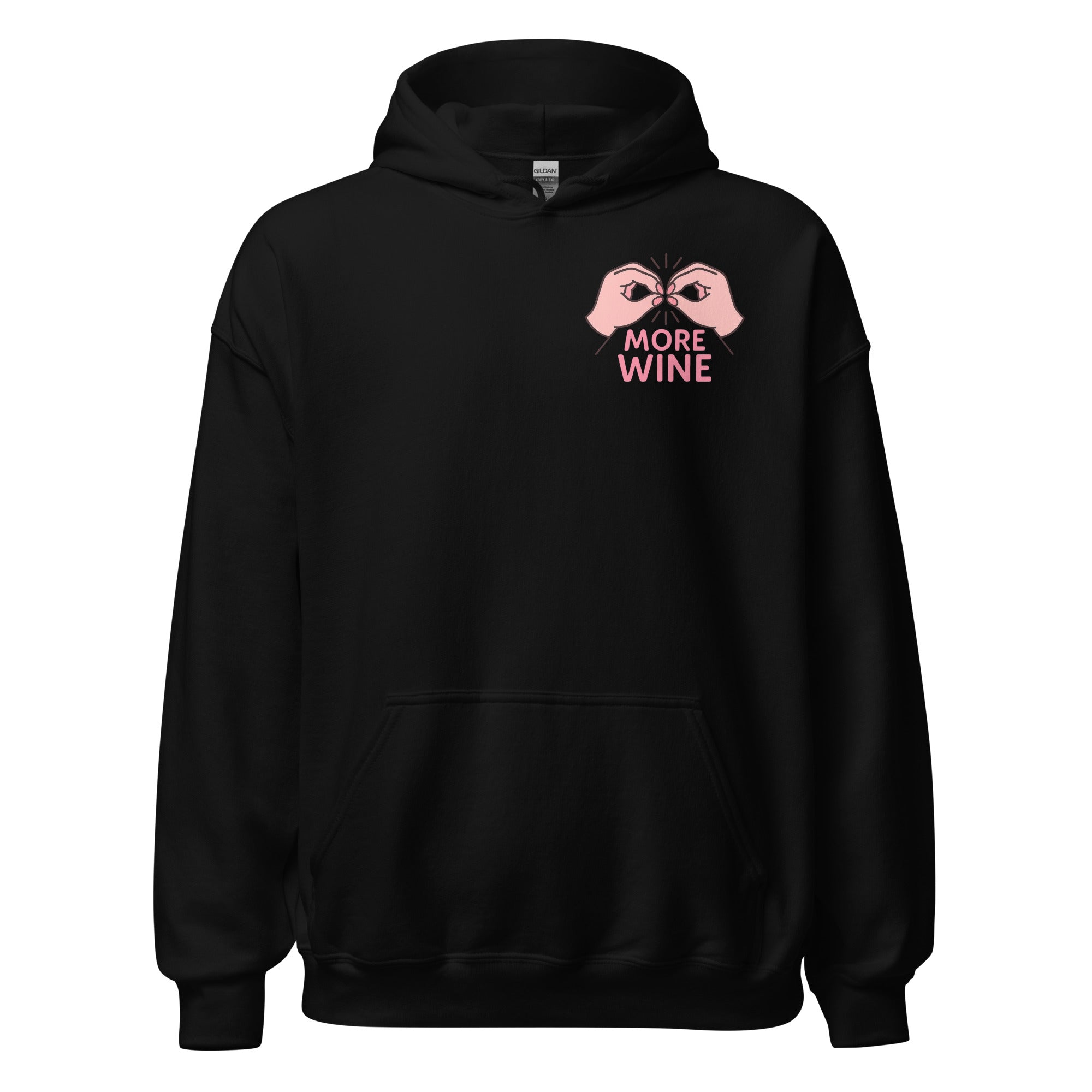 Toronto Mama More Wine Left Chest Hoodie