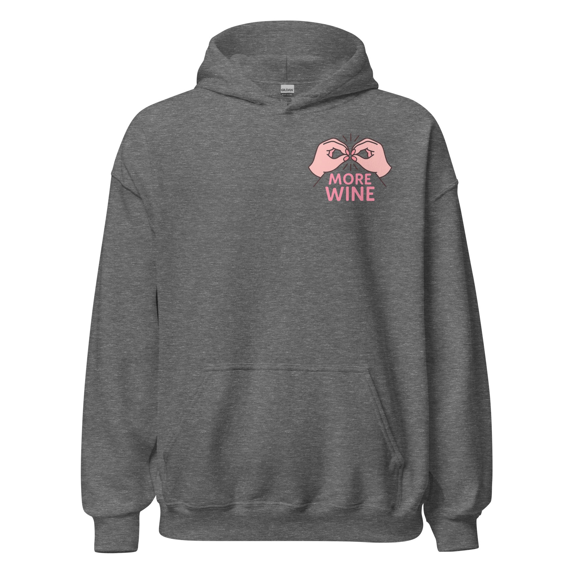 Toronto Mama More Wine Left Chest Hoodie