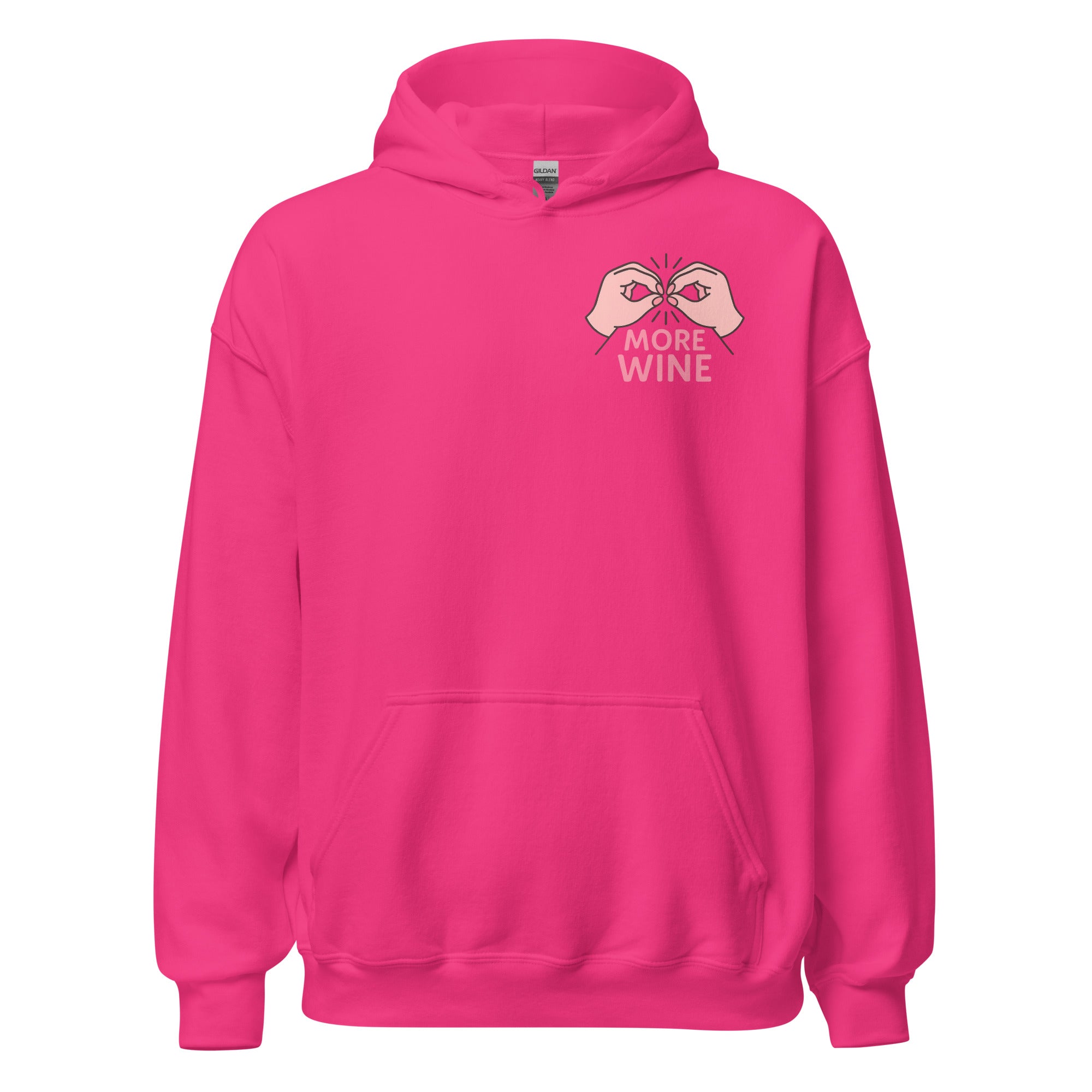 Toronto Mama More Wine Left Chest Hoodie