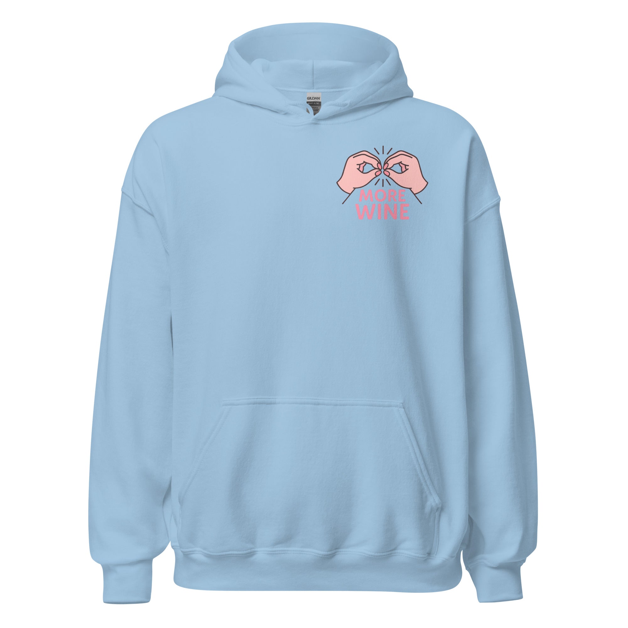 Toronto Mama More Wine Left Chest Hoodie