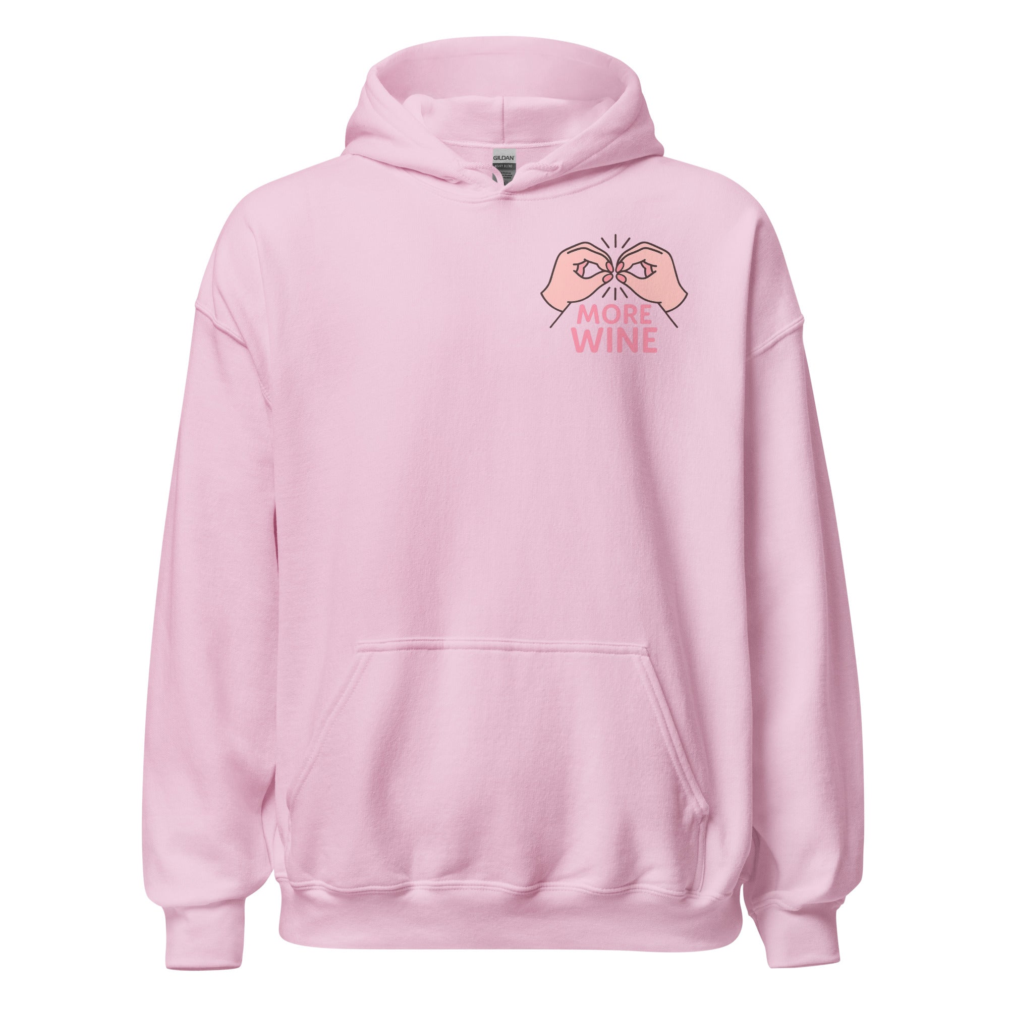 Toronto Mama More Wine Left Chest Hoodie
